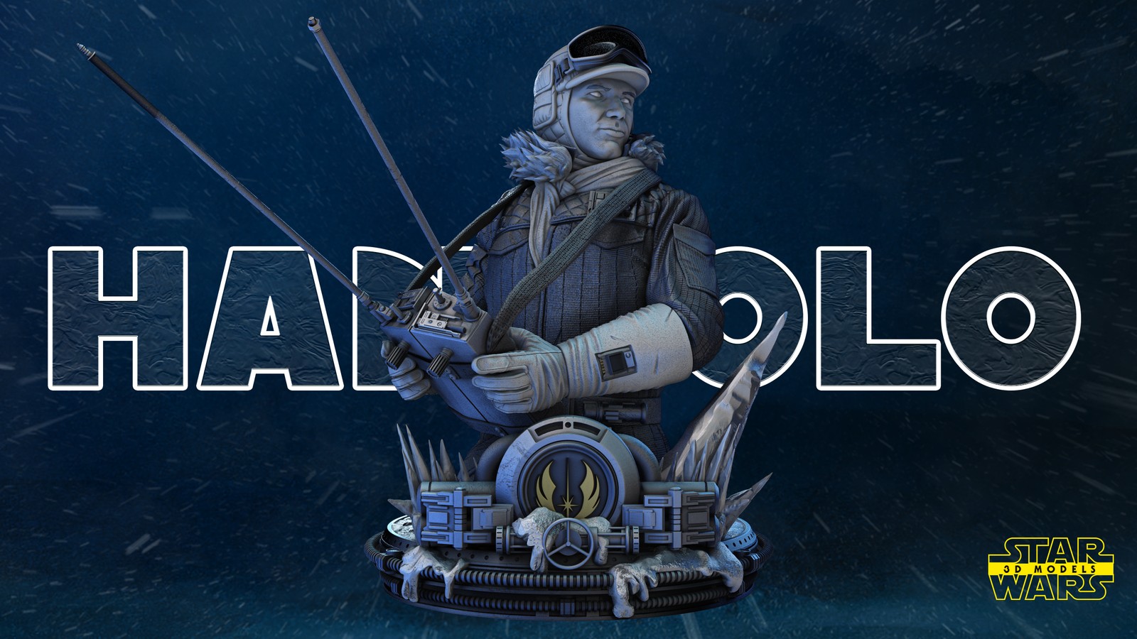 Han Solo Hoth - Bust (Star Wars)