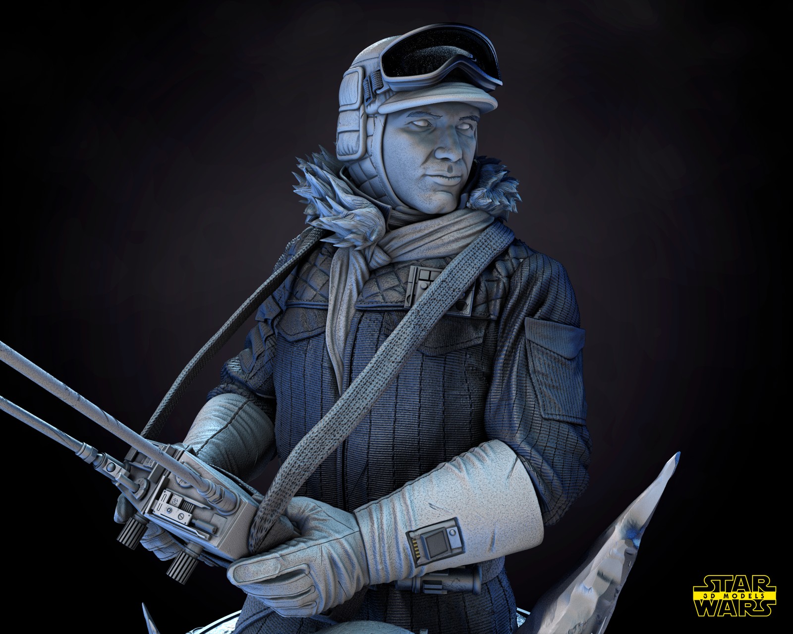 Han Solo Hoth - Bust (Star Wars) - Image 3