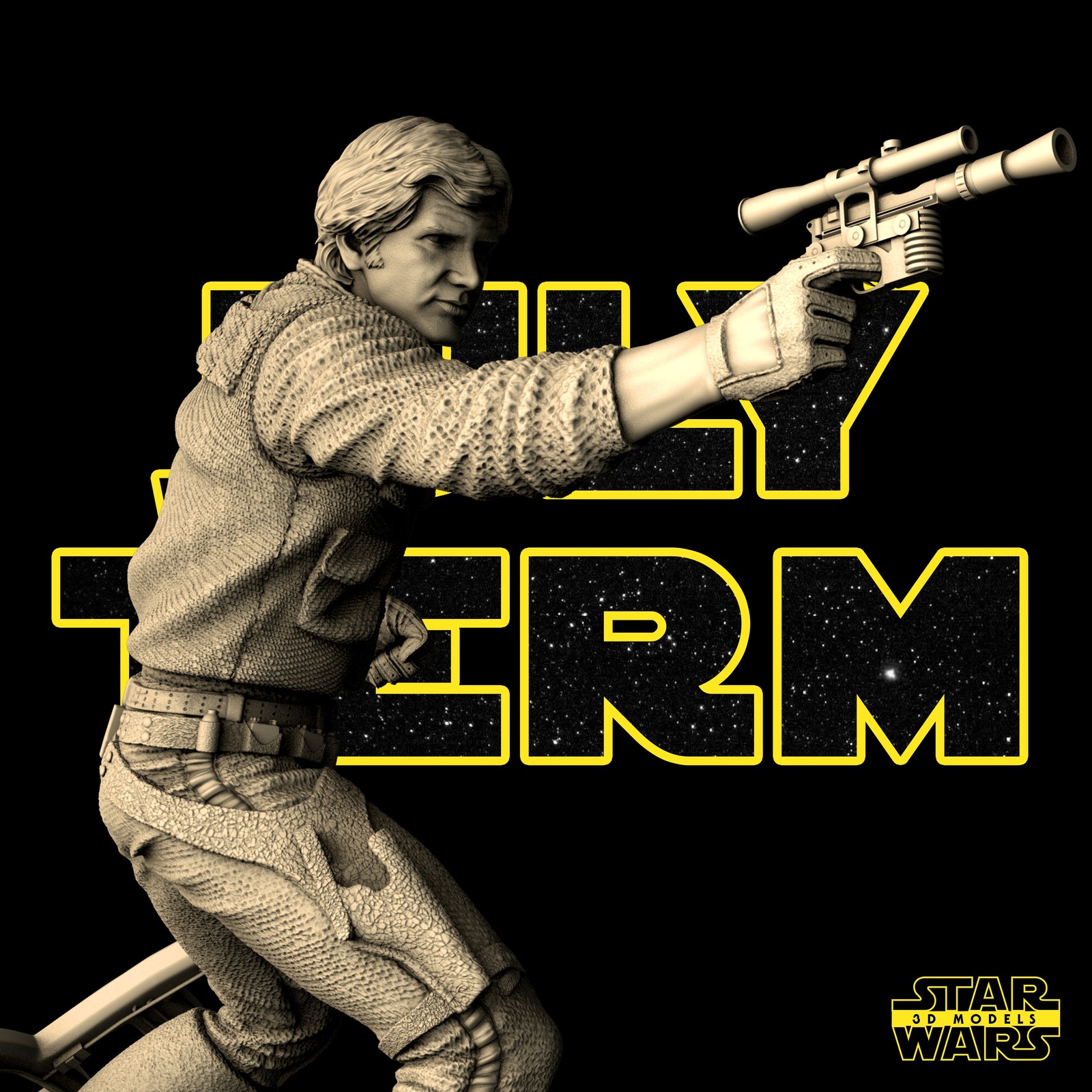 Han Solo Sculpture - Image 3