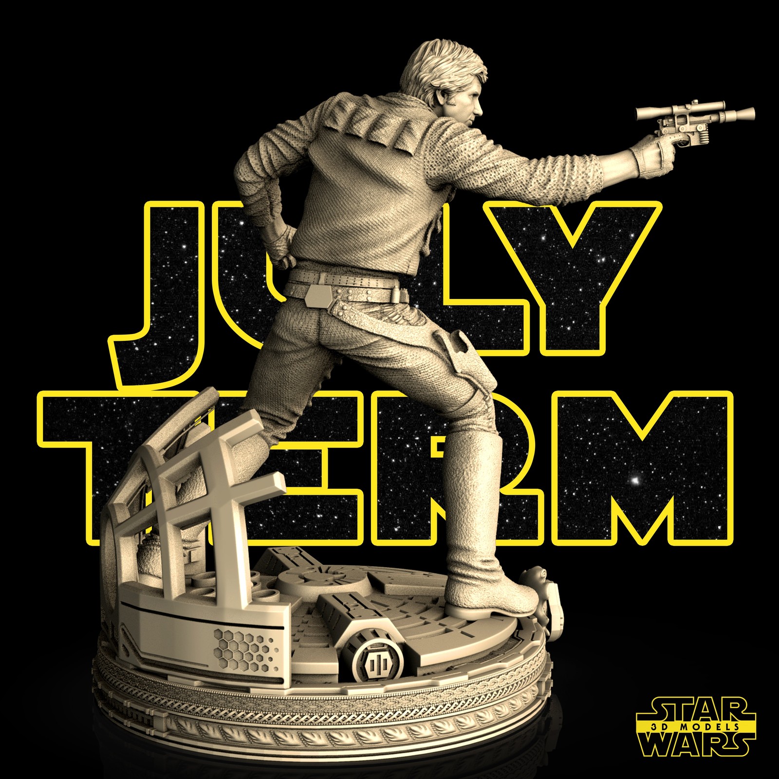 Han Solo Sculpture - Image 4