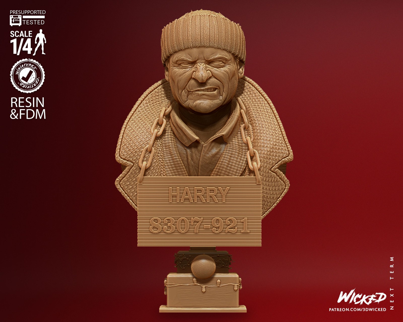 Home Alone Harry Bust - Image 2