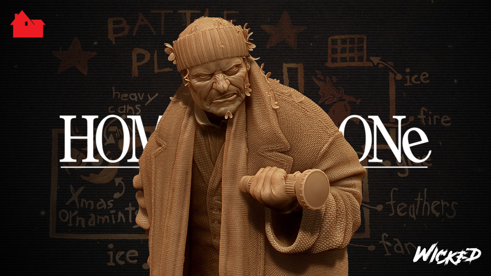 Home Alone Harry Sculpture