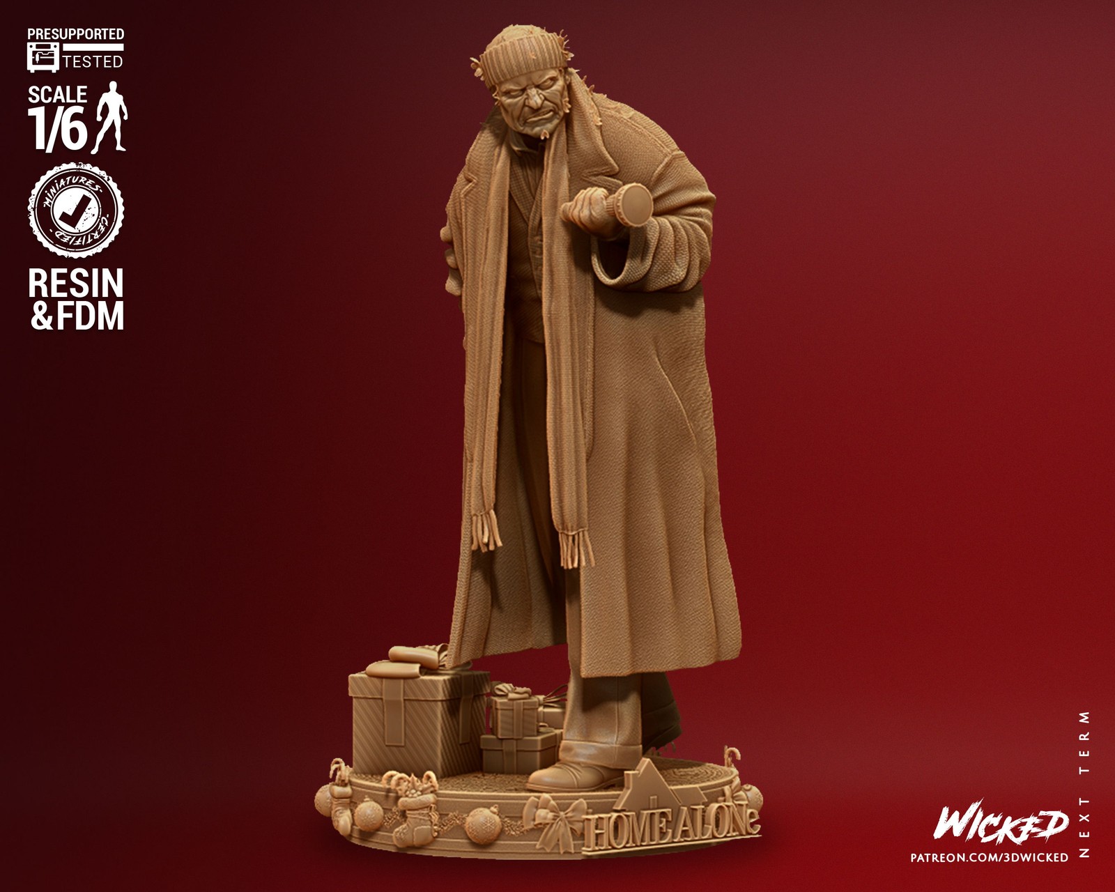 Home Alone Harry Sculpture - Image 2