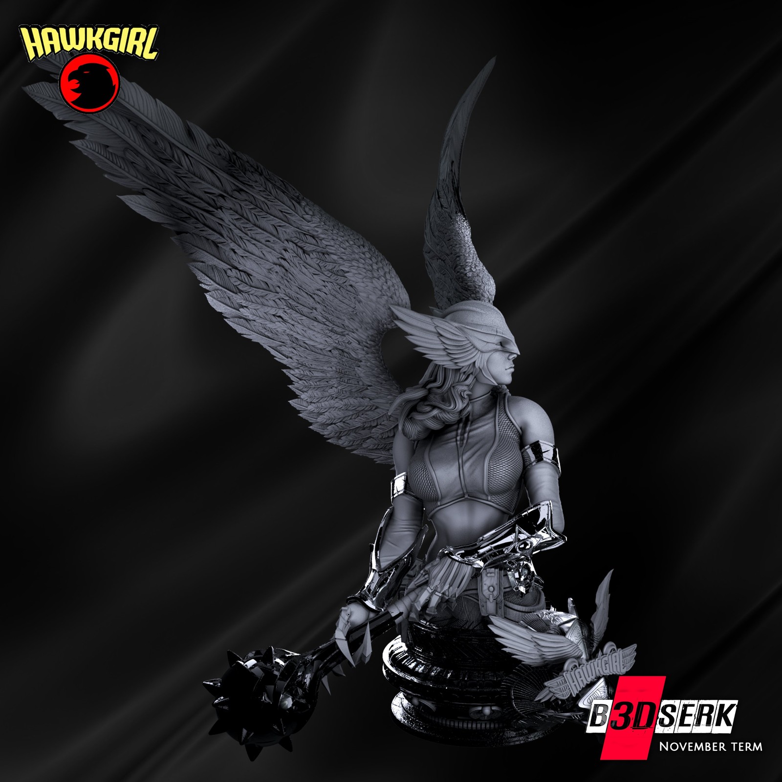 Hawkgirl Bust 1/4 Scale - Image 2