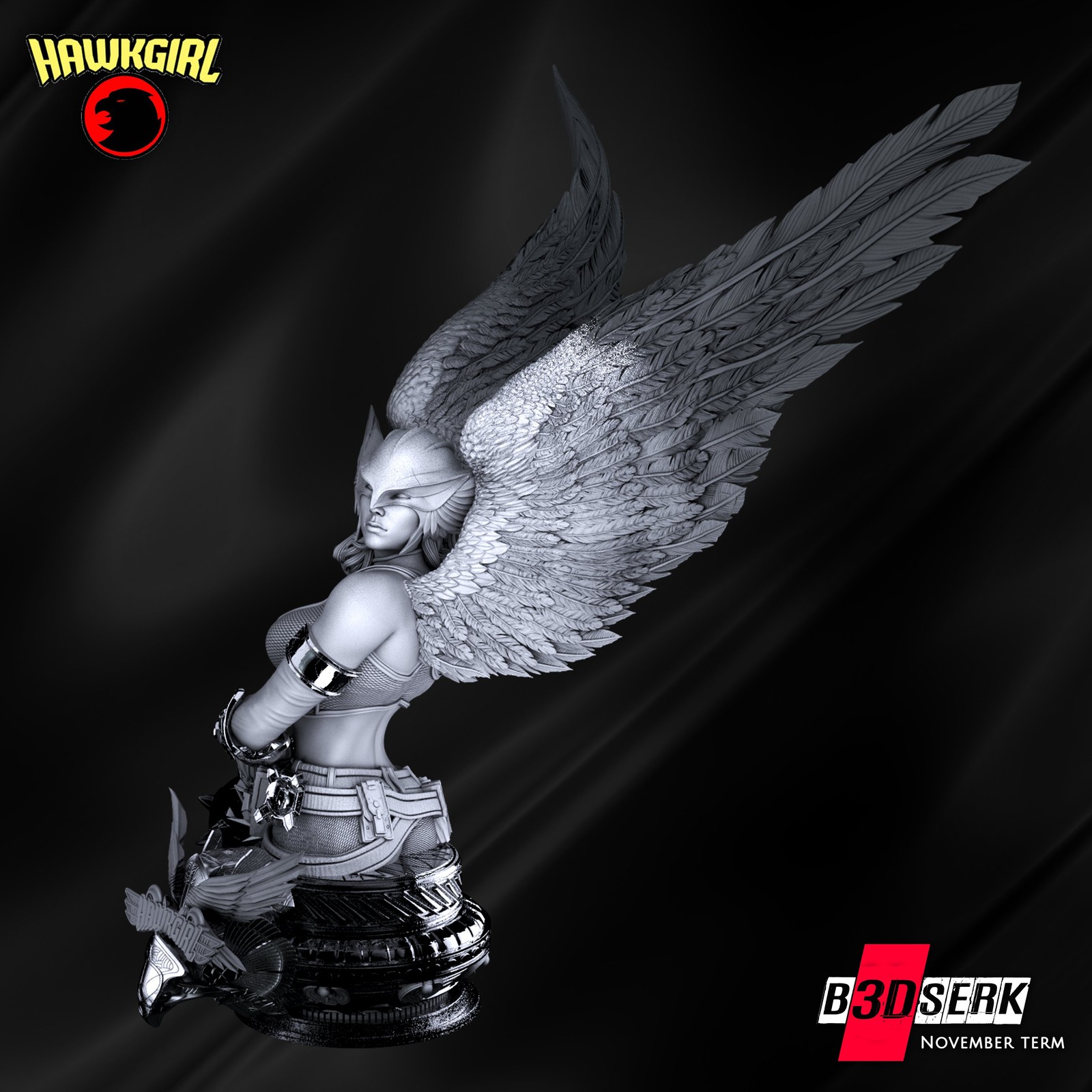 Hawkgirl Bust 1/4 Scale - Image 4