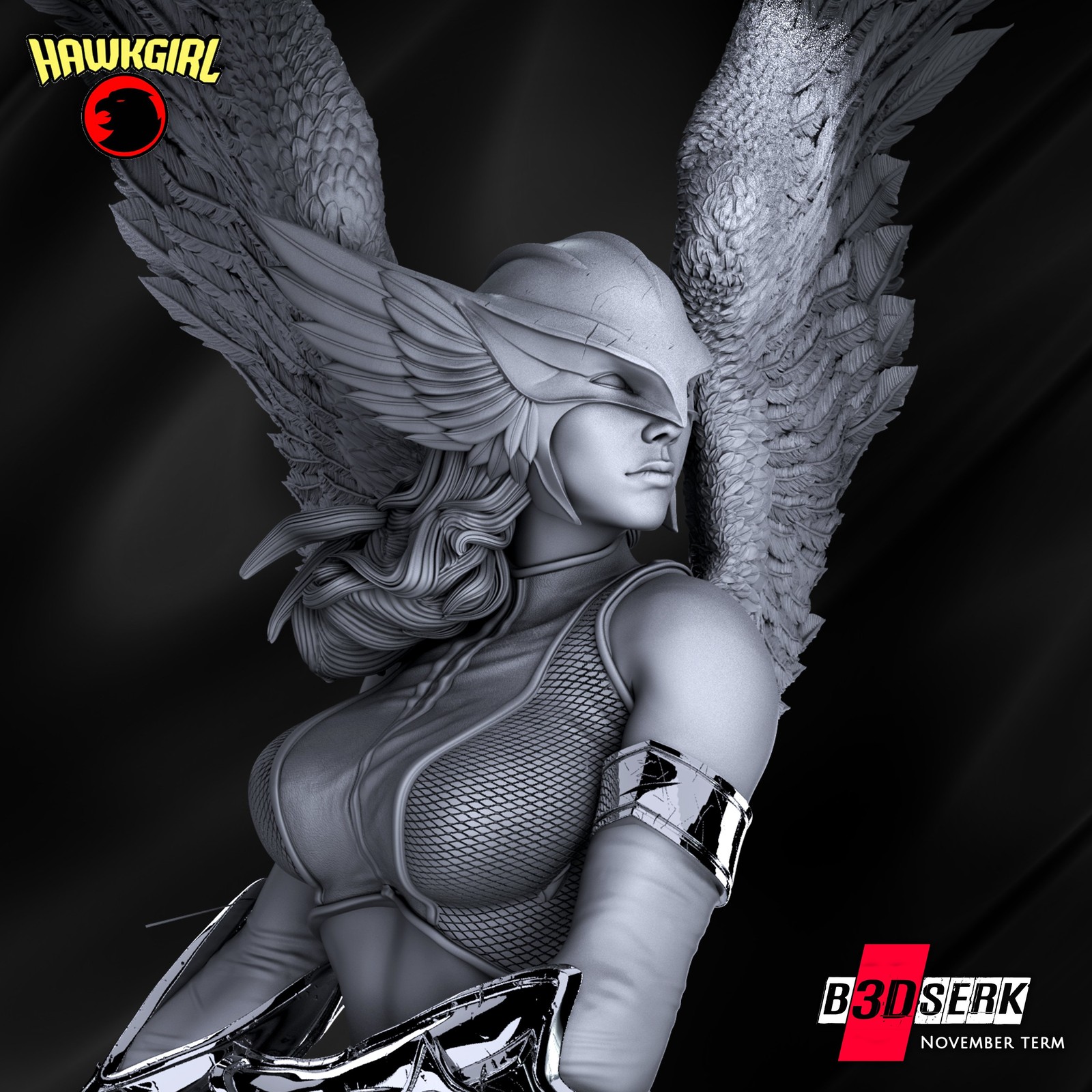 Hawkgirl Bust 1/4 Scale - Image 5