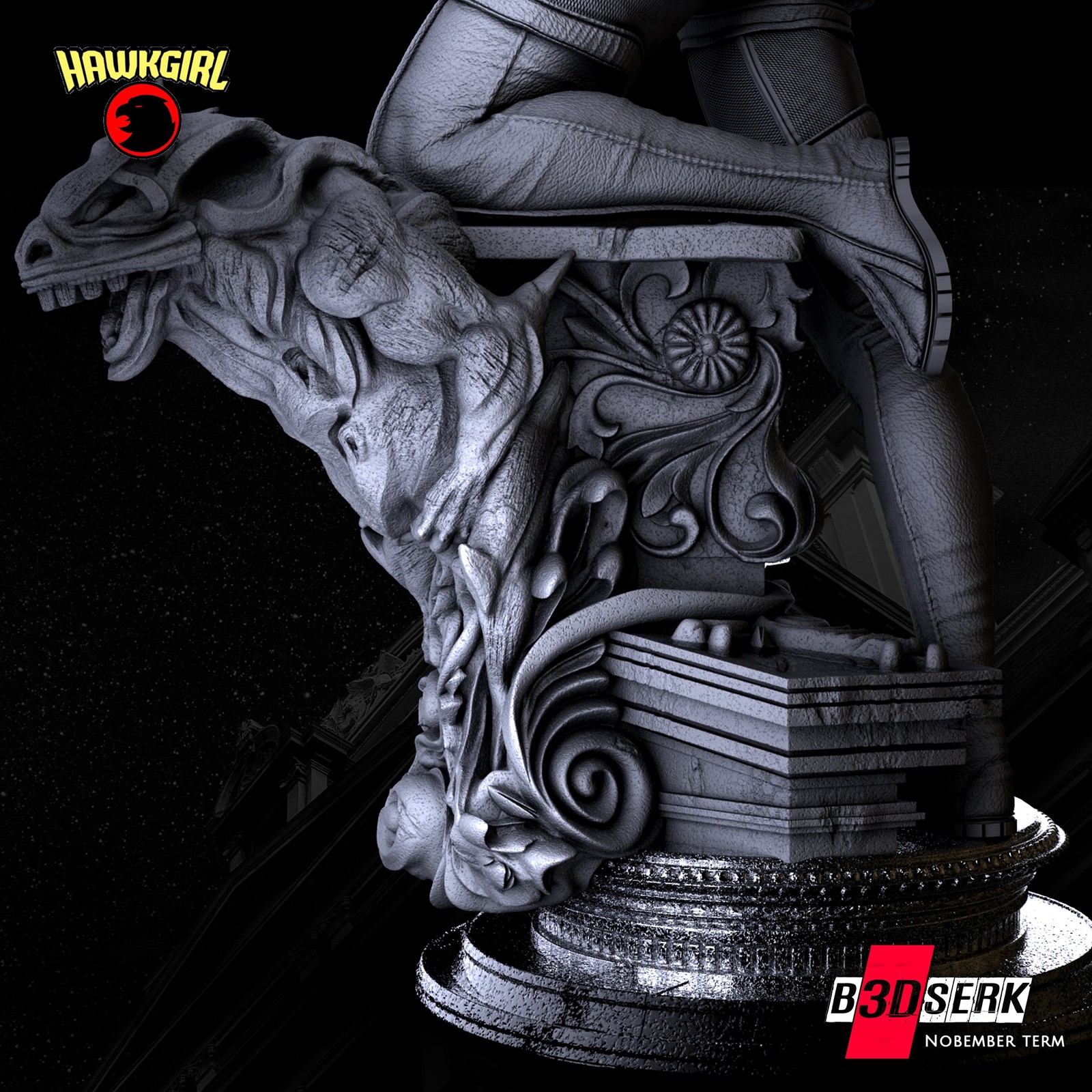 HawkGirl Sculpture 1/6 - Image 5