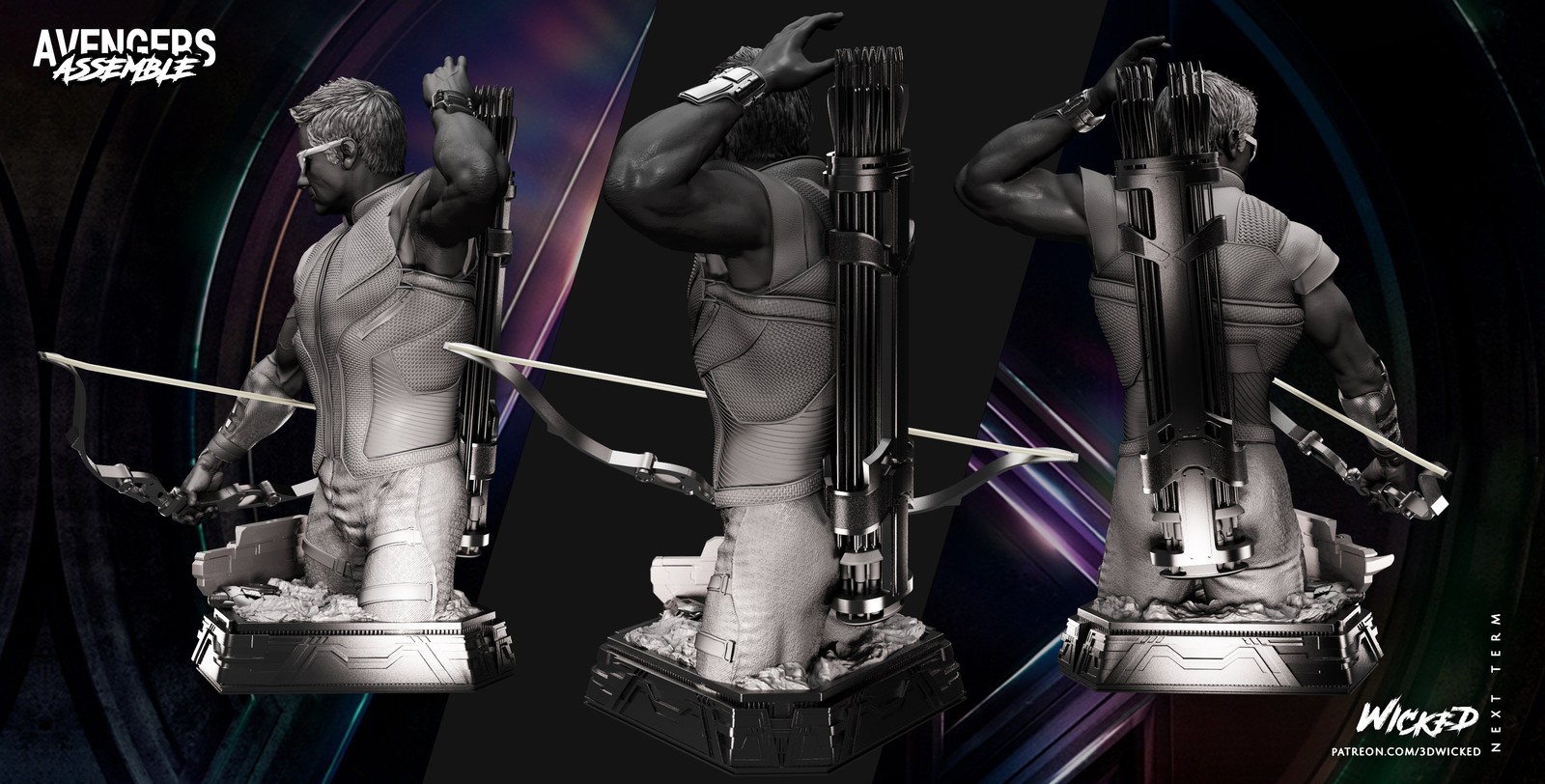 Hawkeye Bust - Image 3