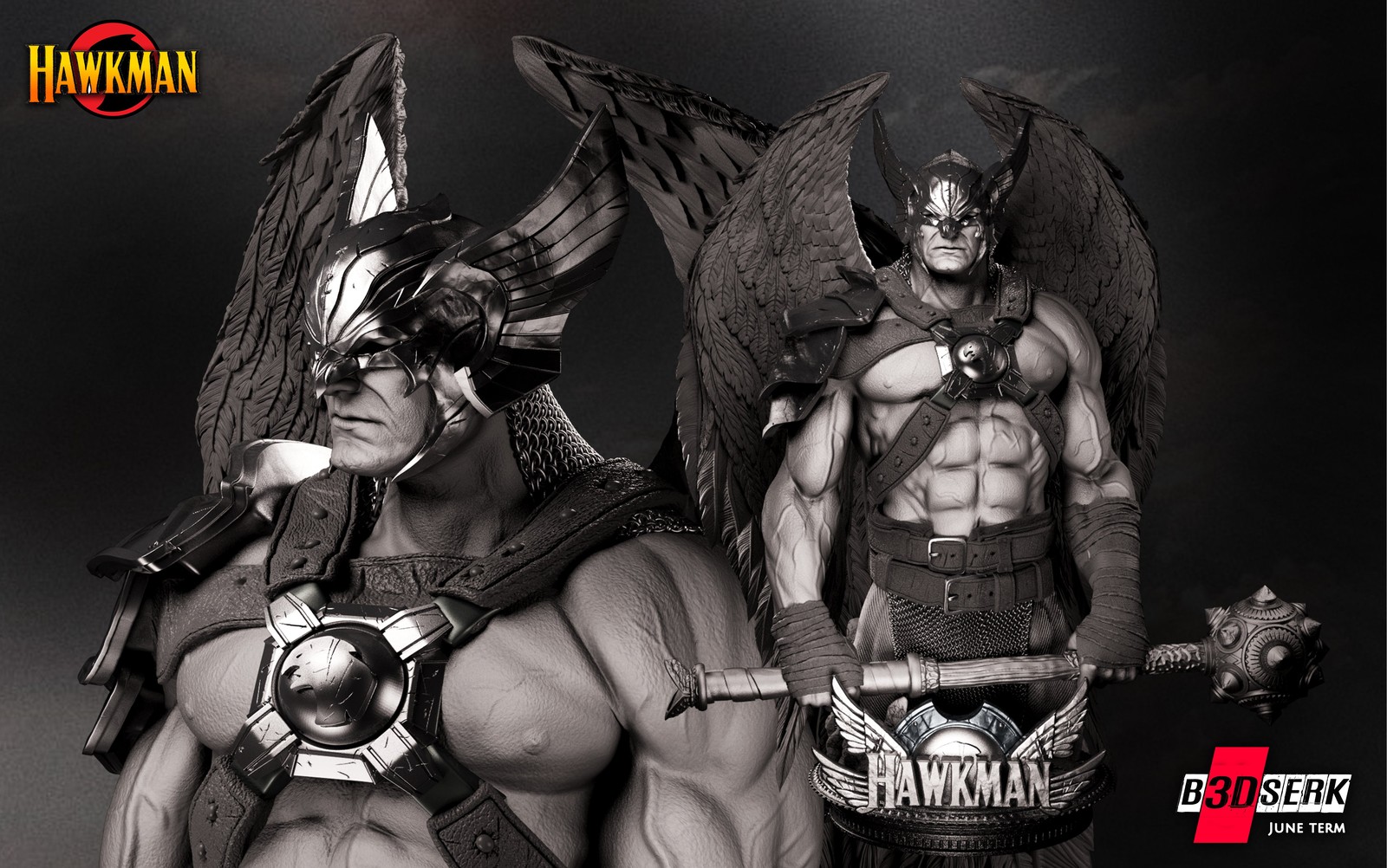 Hawkman Bust 1/4