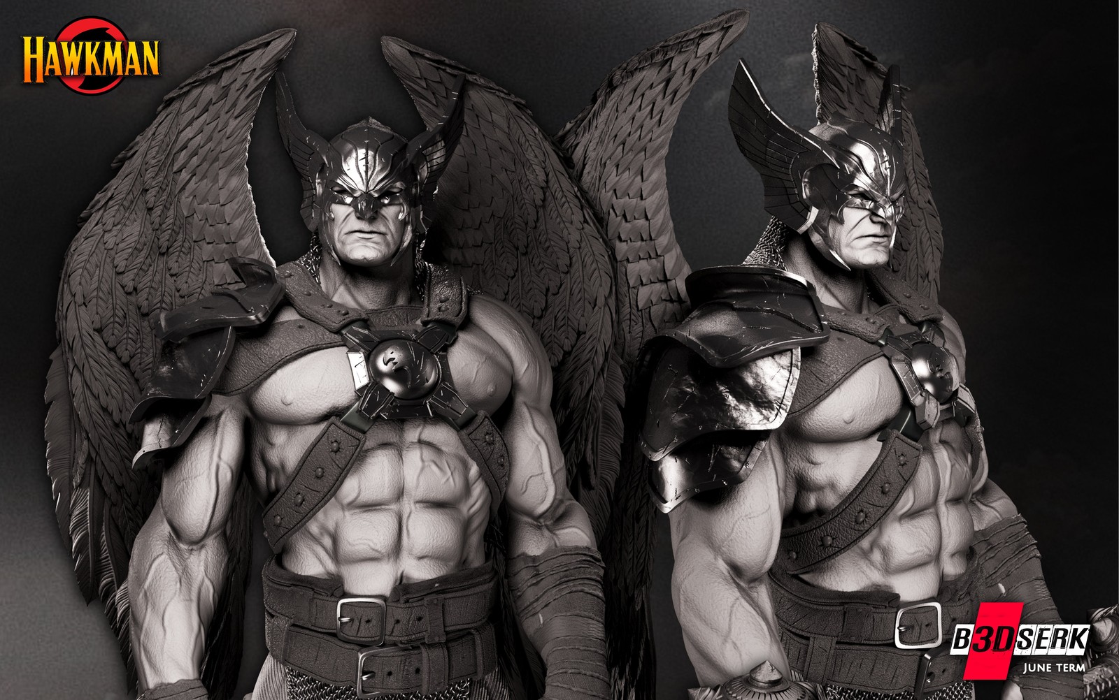 Hawkman Bust 1/4 - Image 4
