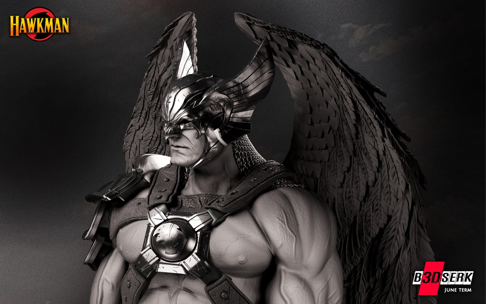Hawkman Bust 1/4 - Image 5