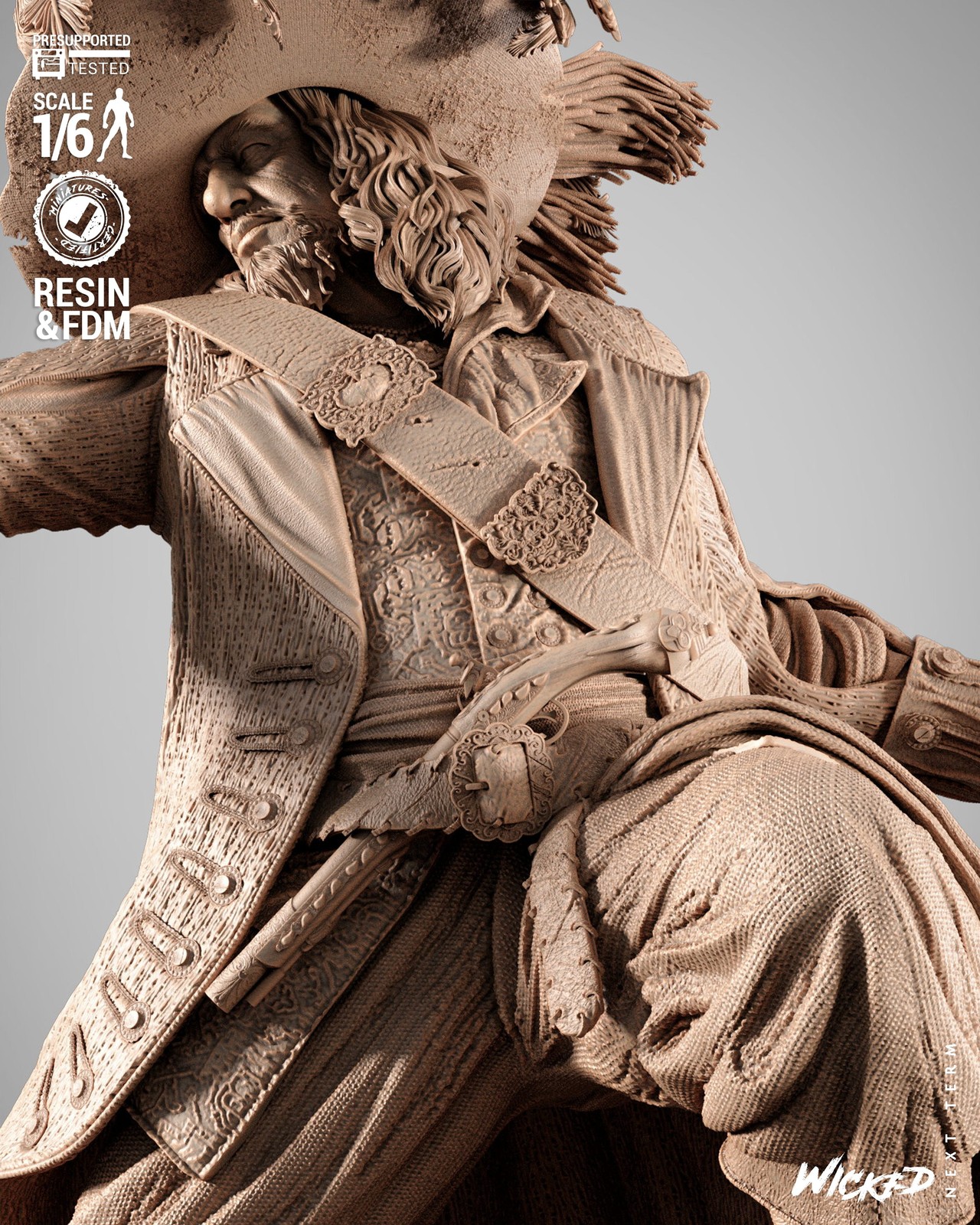 Hector Barbossa Sculpture - Image 5