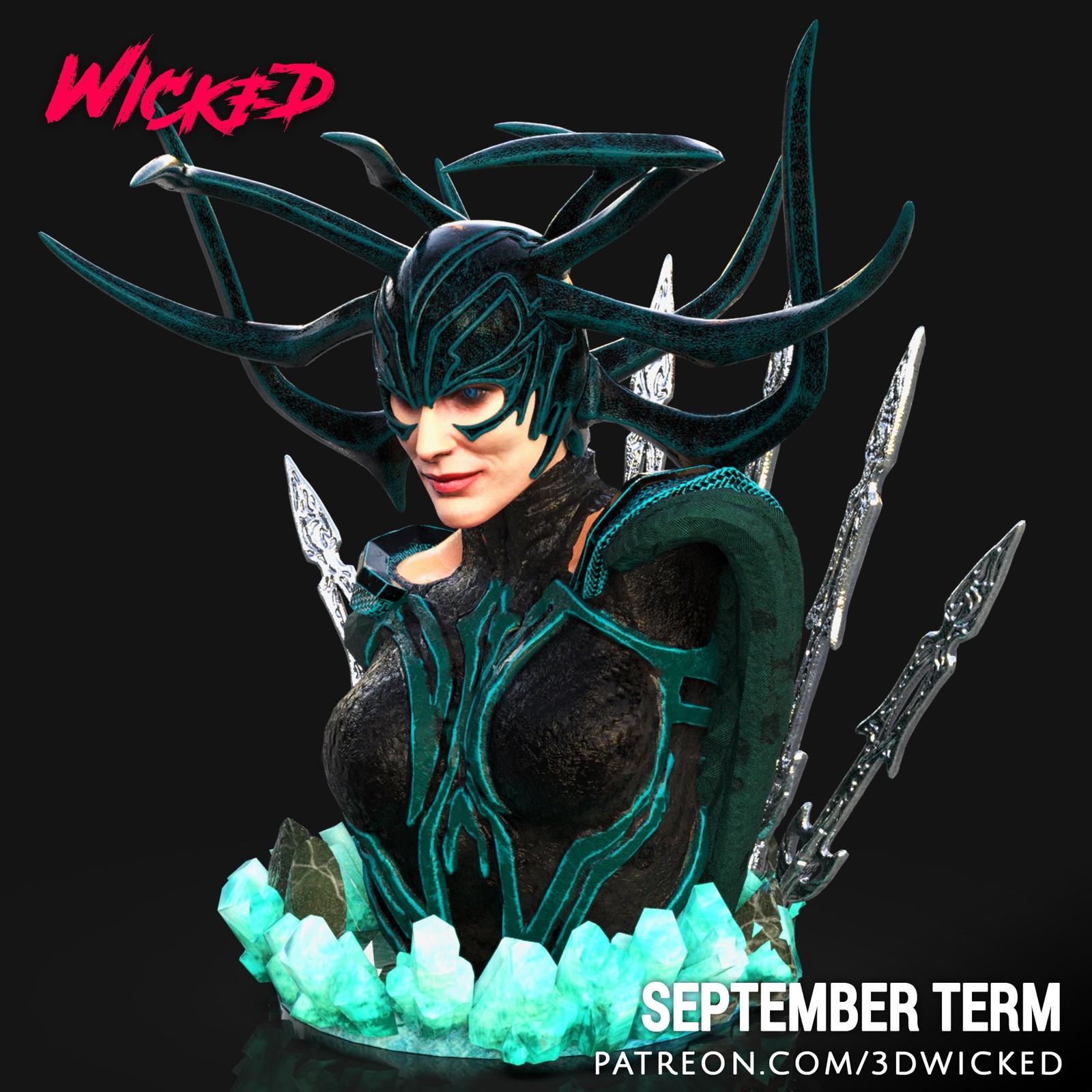Marvel Hela Bust - Image 3