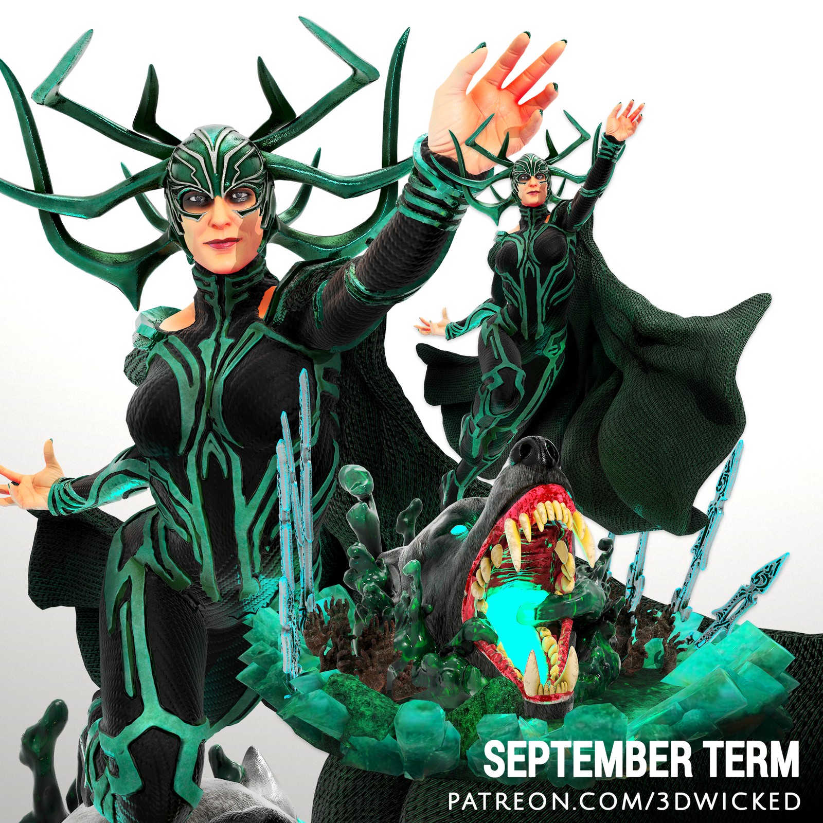 Marvel Hela Sculpture
