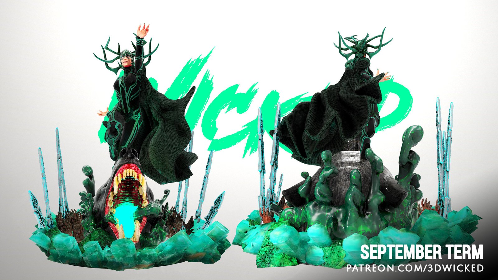 Marvel Hela Sculpture - Image 3