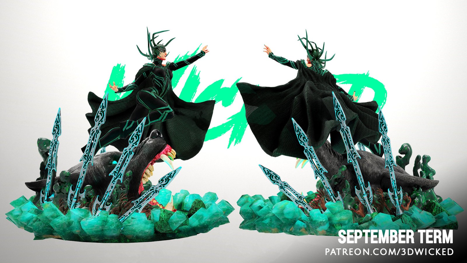 Marvel Hela Sculpture - Image 4