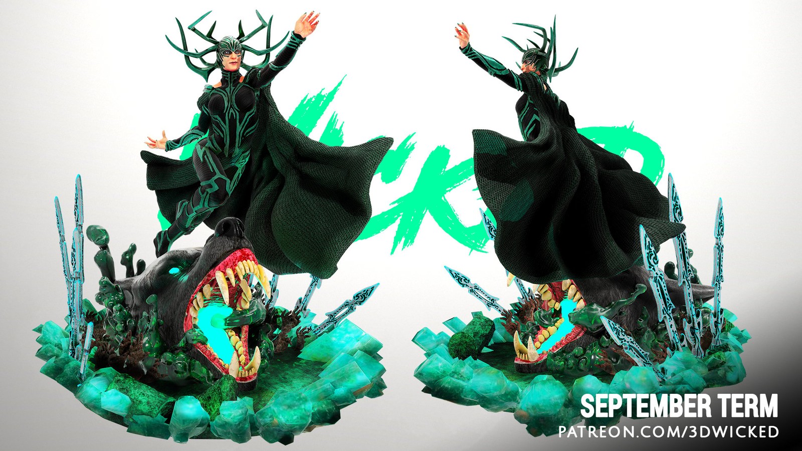 Marvel Hela Sculpture - Image 5