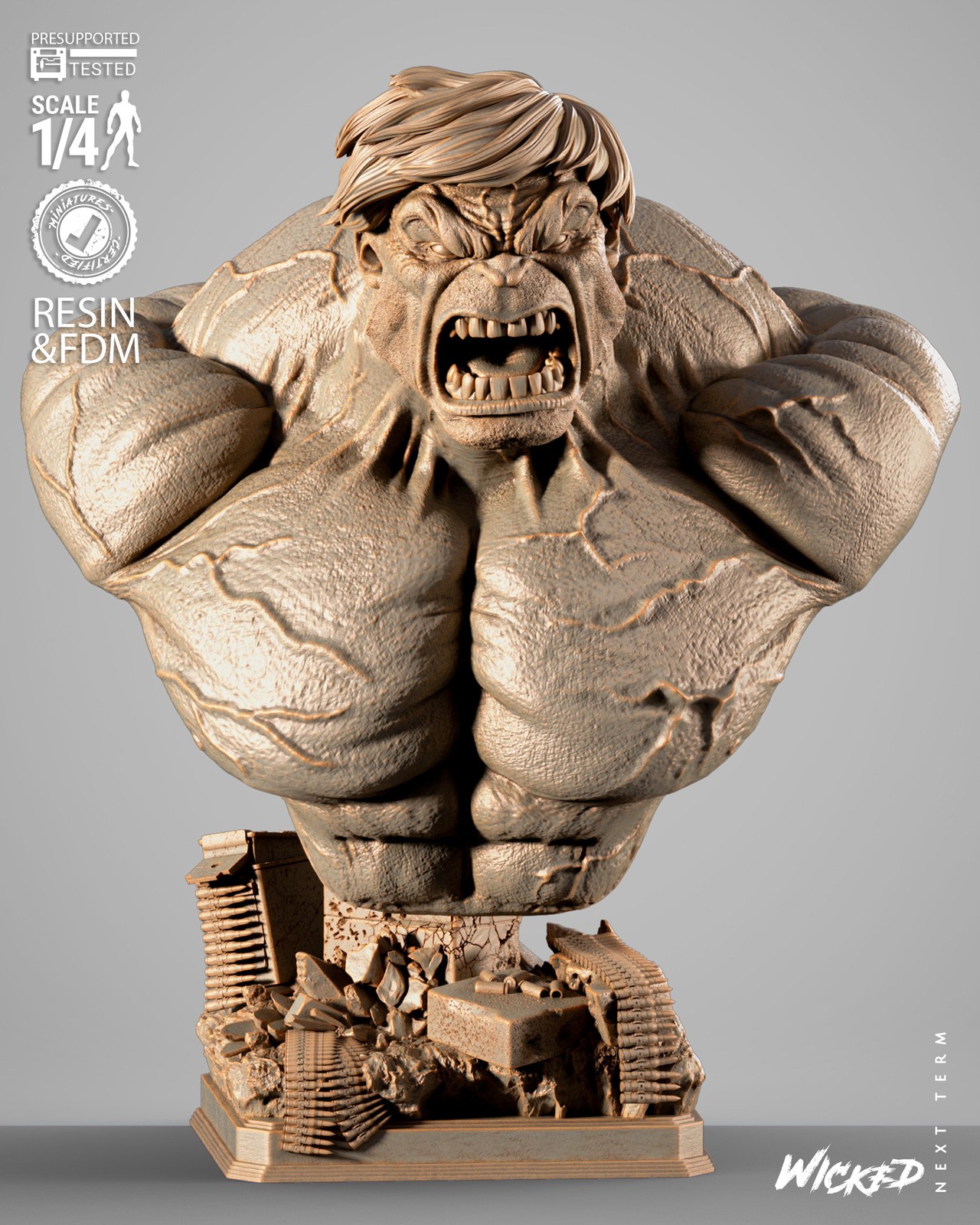 Marvel Hulk 2025 Portrait Bust