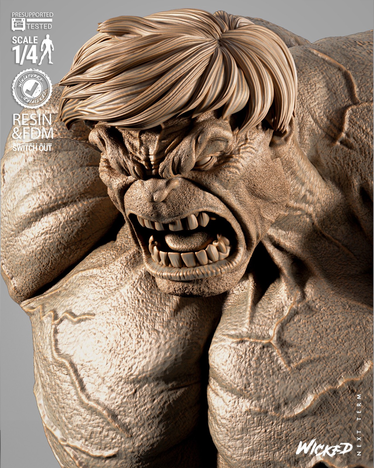 Marvel Hulk 2025 Portrait Bust - Image 5