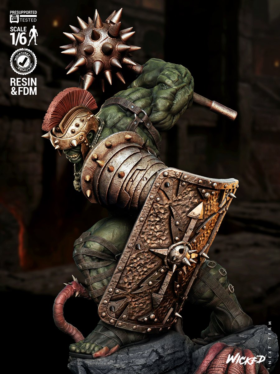 Marvel January 2026 Term Planet Hulk Sculpture - Image 3