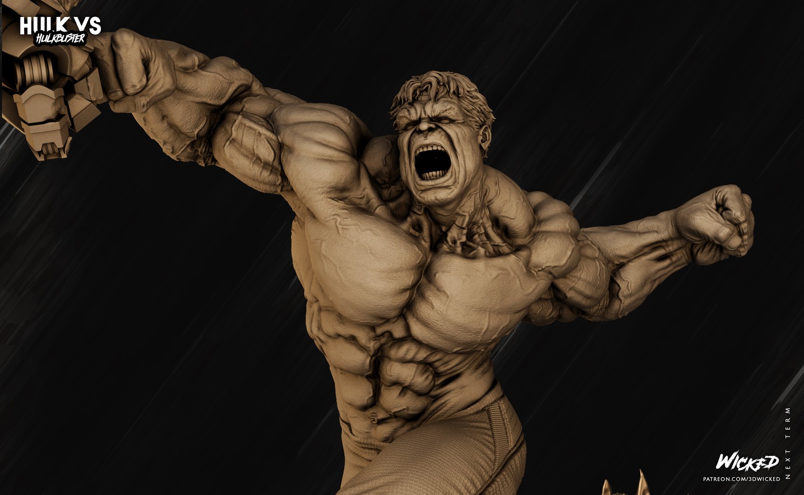 Marvel Hulk Age of Ultron Sculpture - Image 2