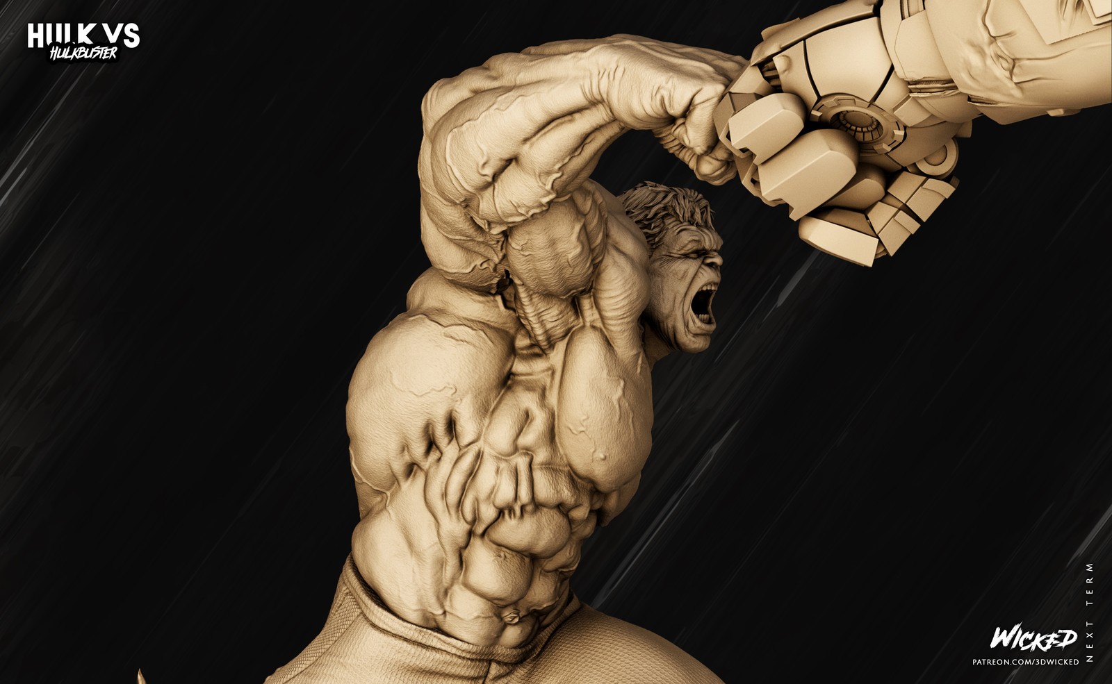 Marvel Hulk Age of Ultron Sculpture - Image 3