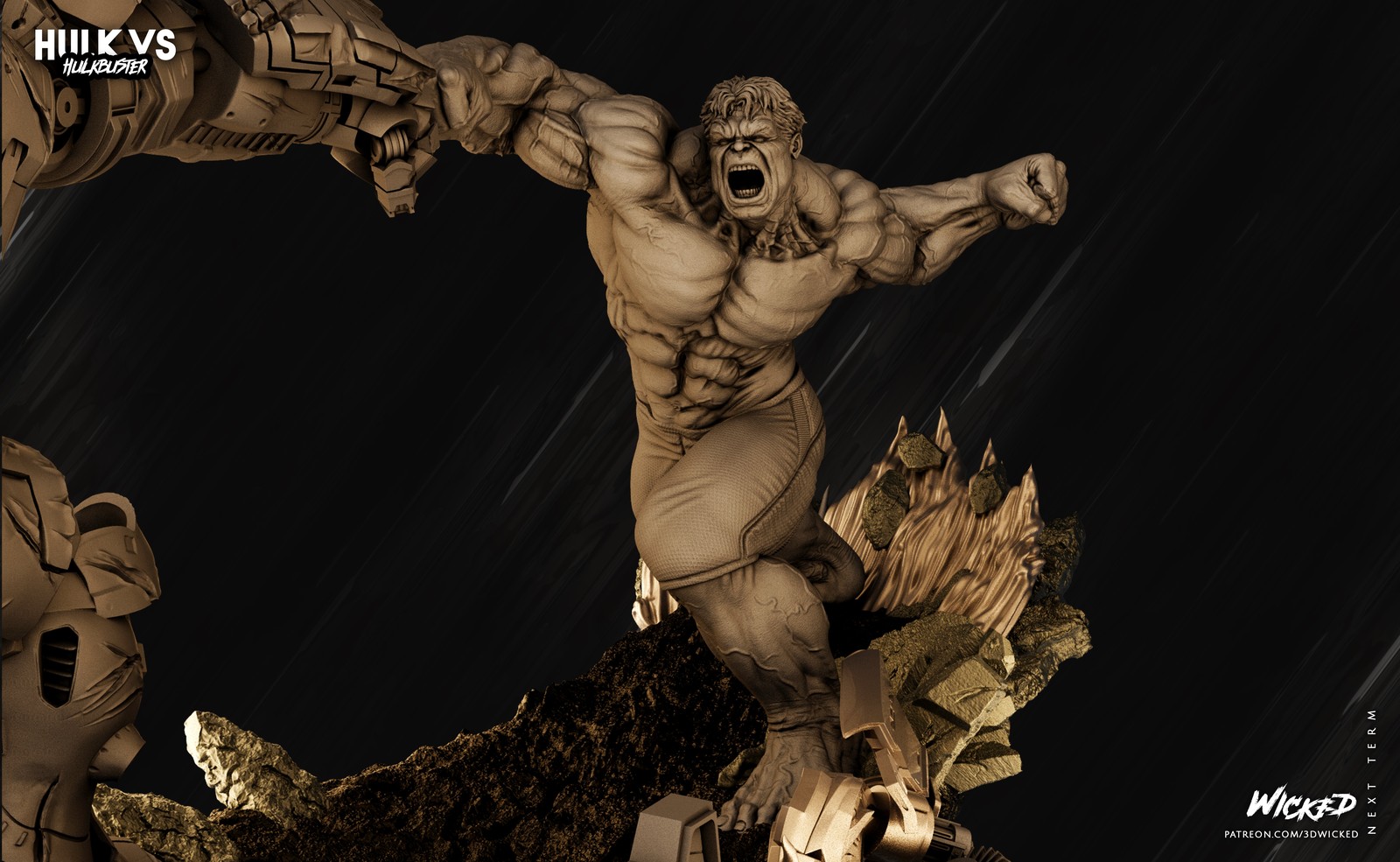 Marvel Hulk Age of Ultron Sculpture - Image 4