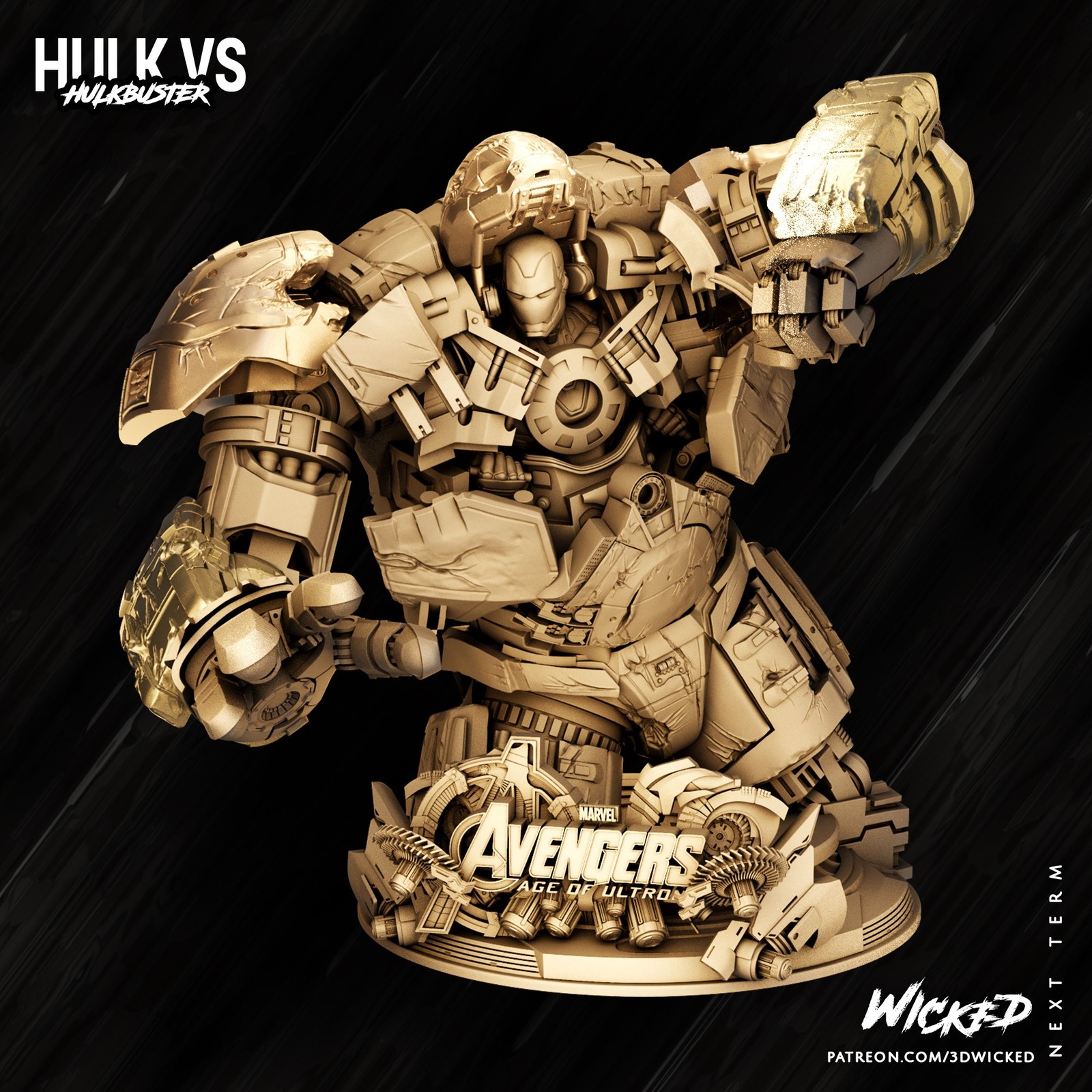 Marvel Hulkbuster Age of Ultron Bust