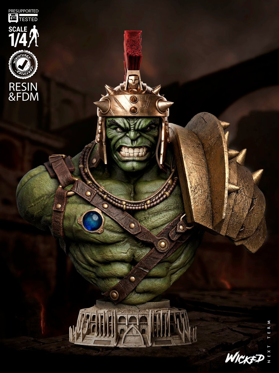Marvel January 2026 Term Planet Hulk Portrait Bust
