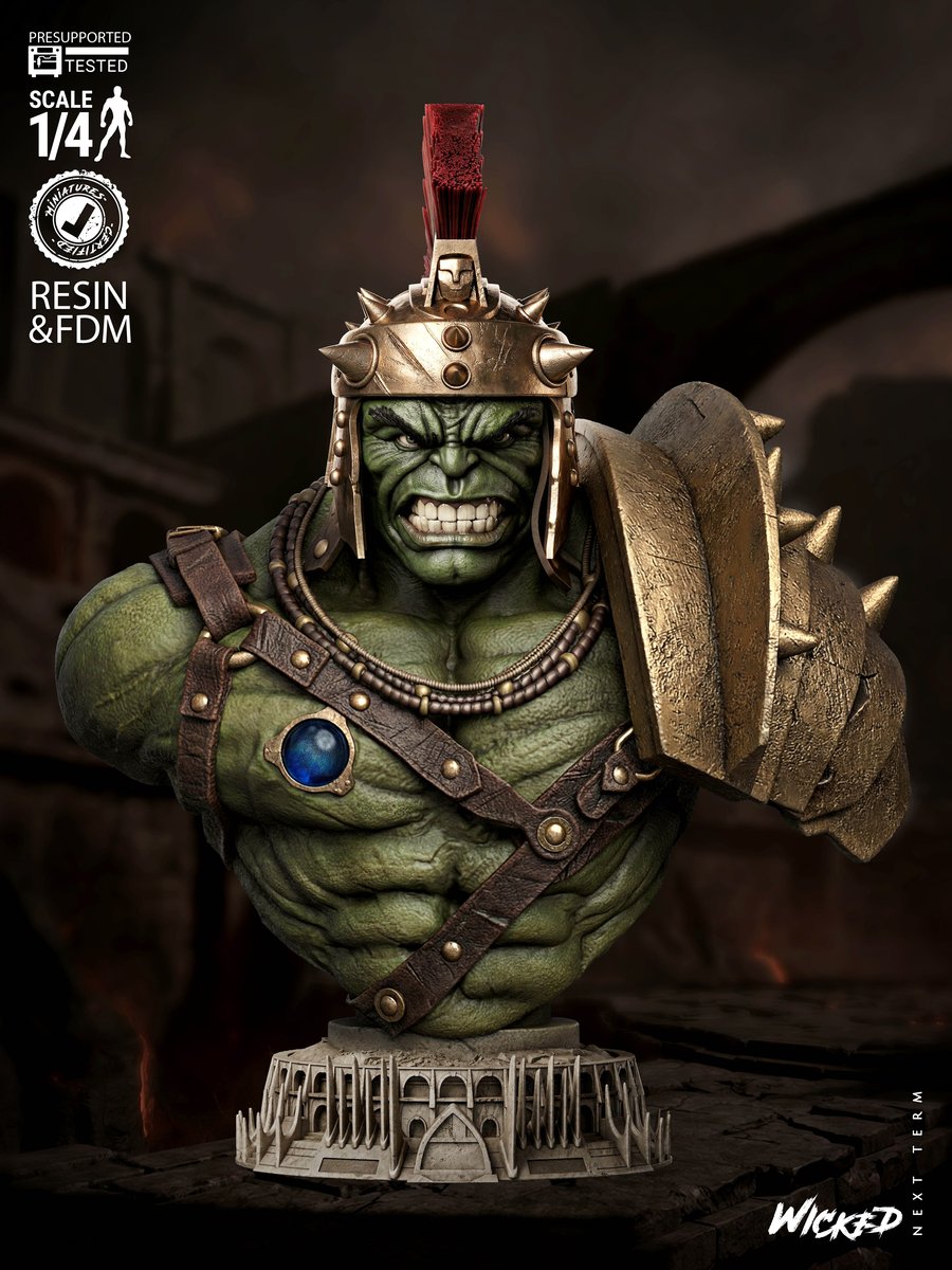 Marvel Planet Hulk Portrait Bust