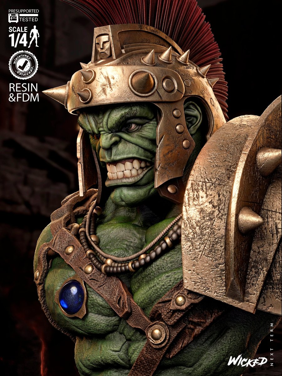Marvel January 2026 Term Planet Hulk Portrait Bust - Image 2