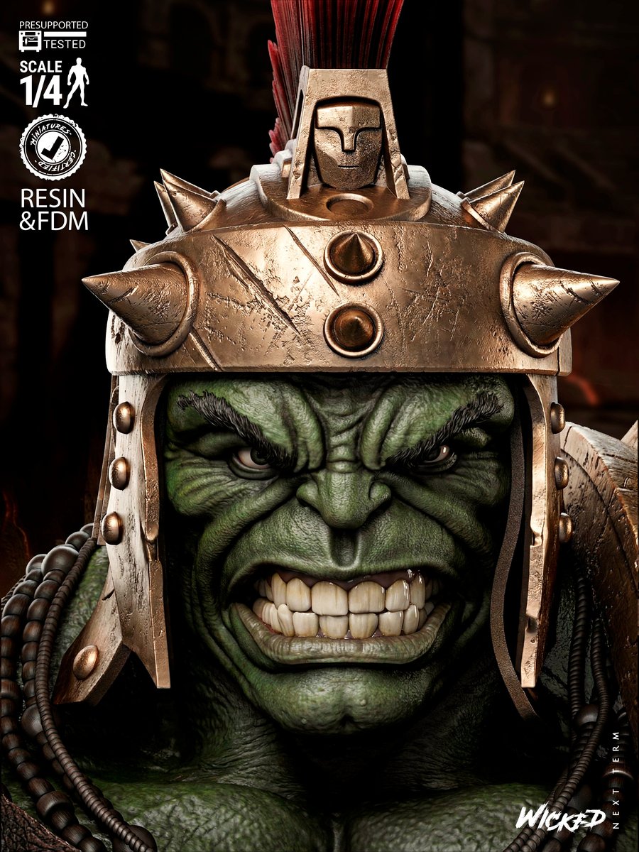 Marvel January 2026 Term Planet Hulk Portrait Bust - Image 3