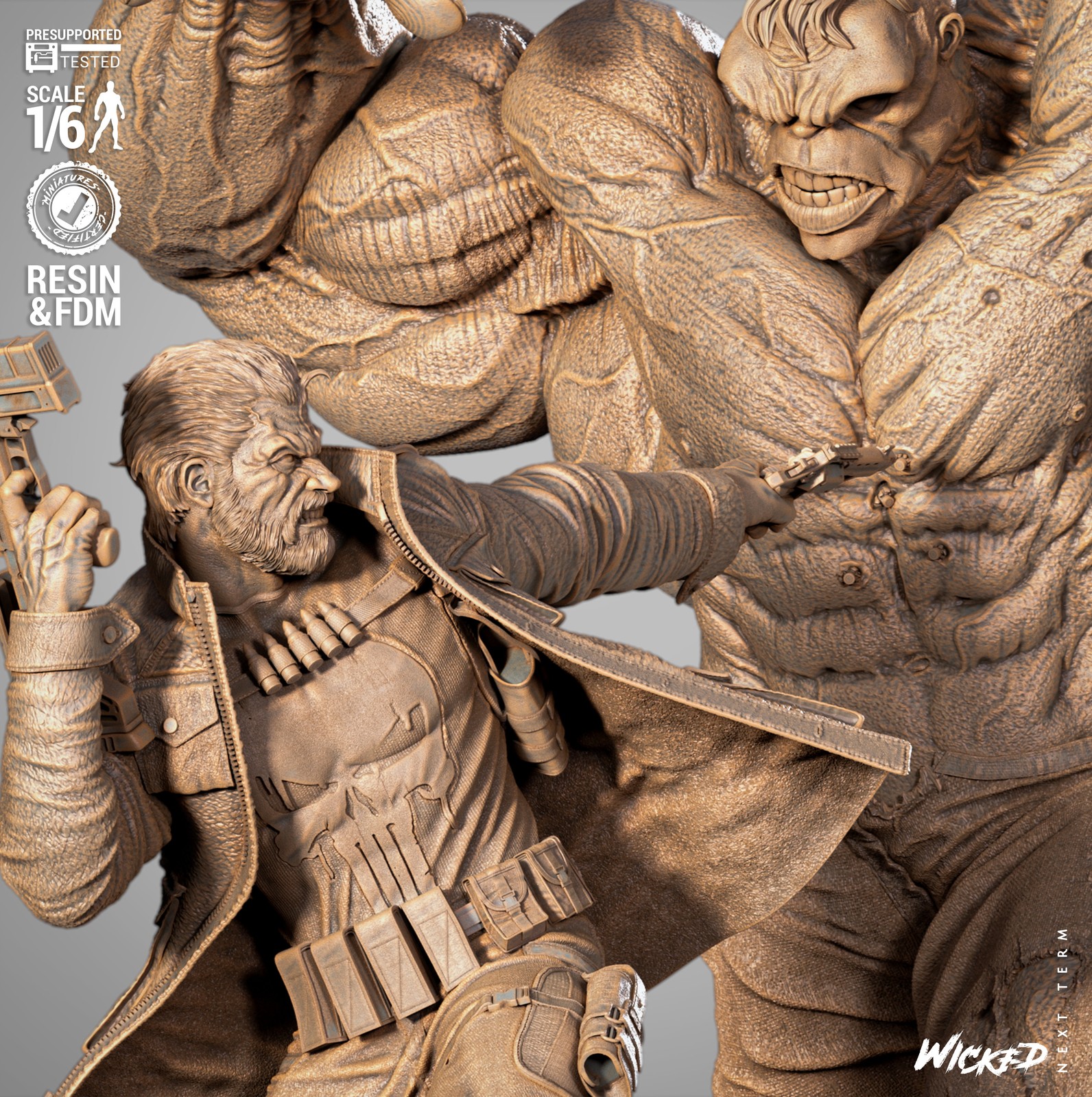Hulk & Punisher - Diorama (Marvel) - Image 3
