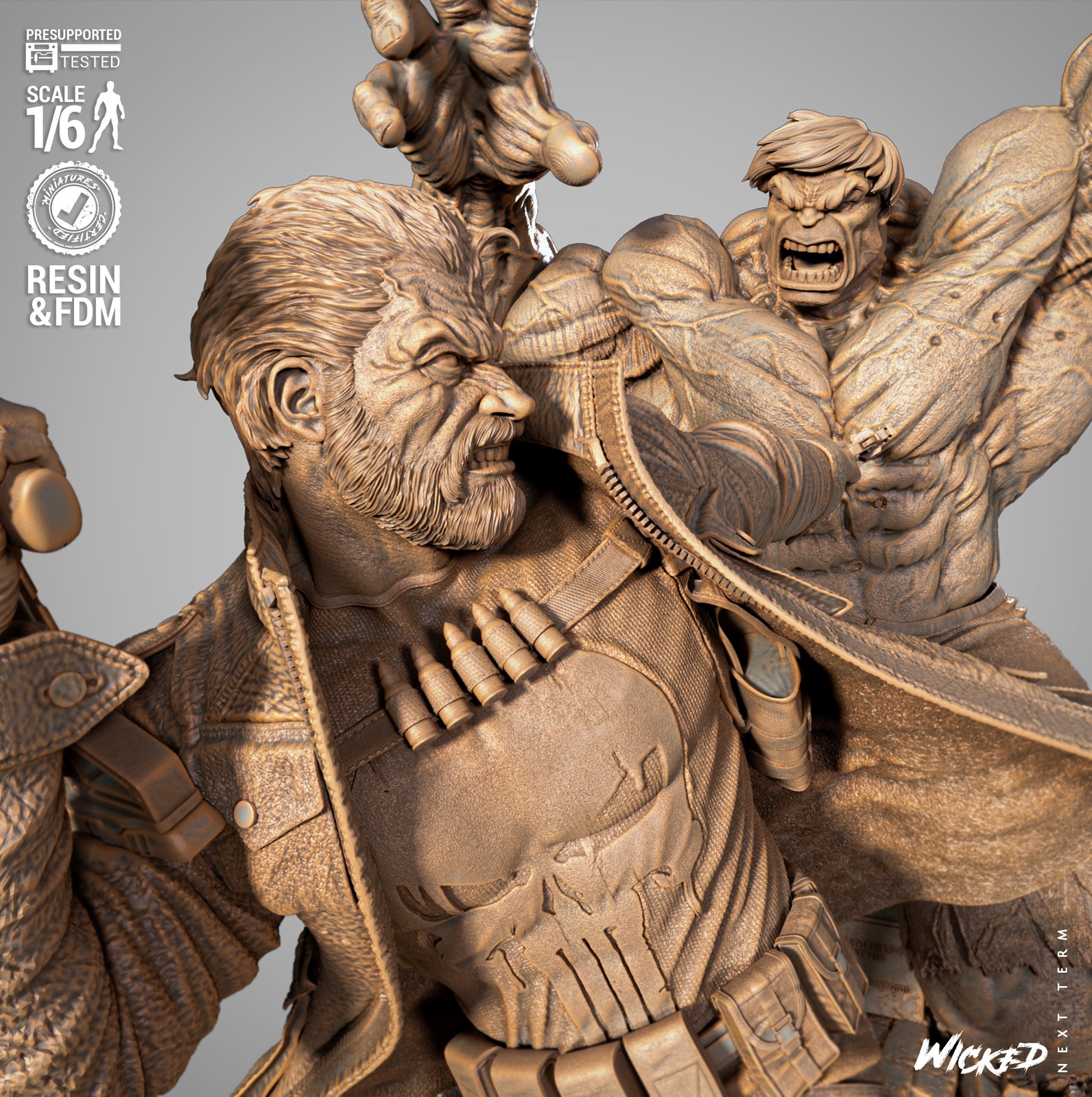 Hulk & Punisher - Diorama (Marvel) - Image 4