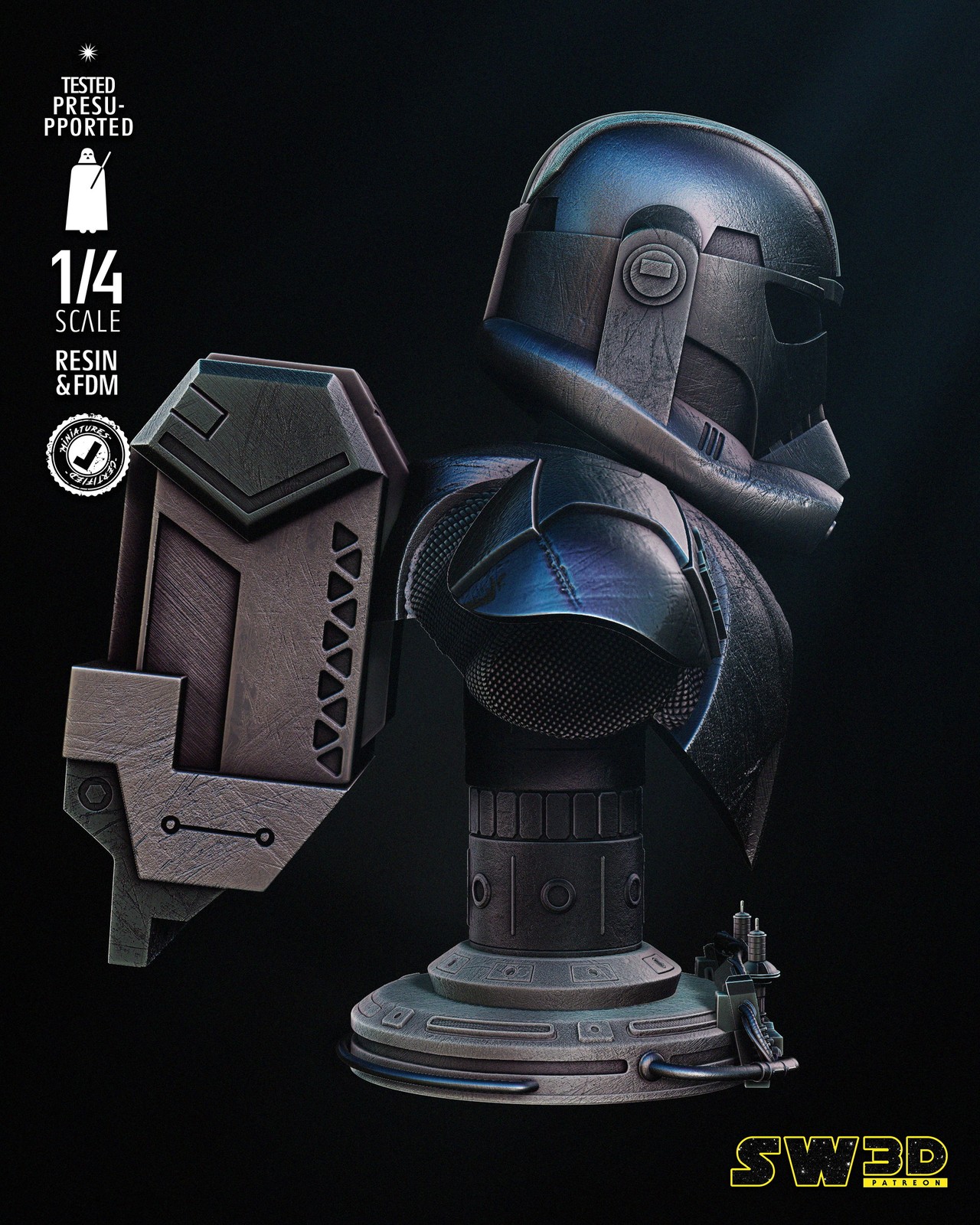 Hunter - Bust (Star Wars) - Image 4