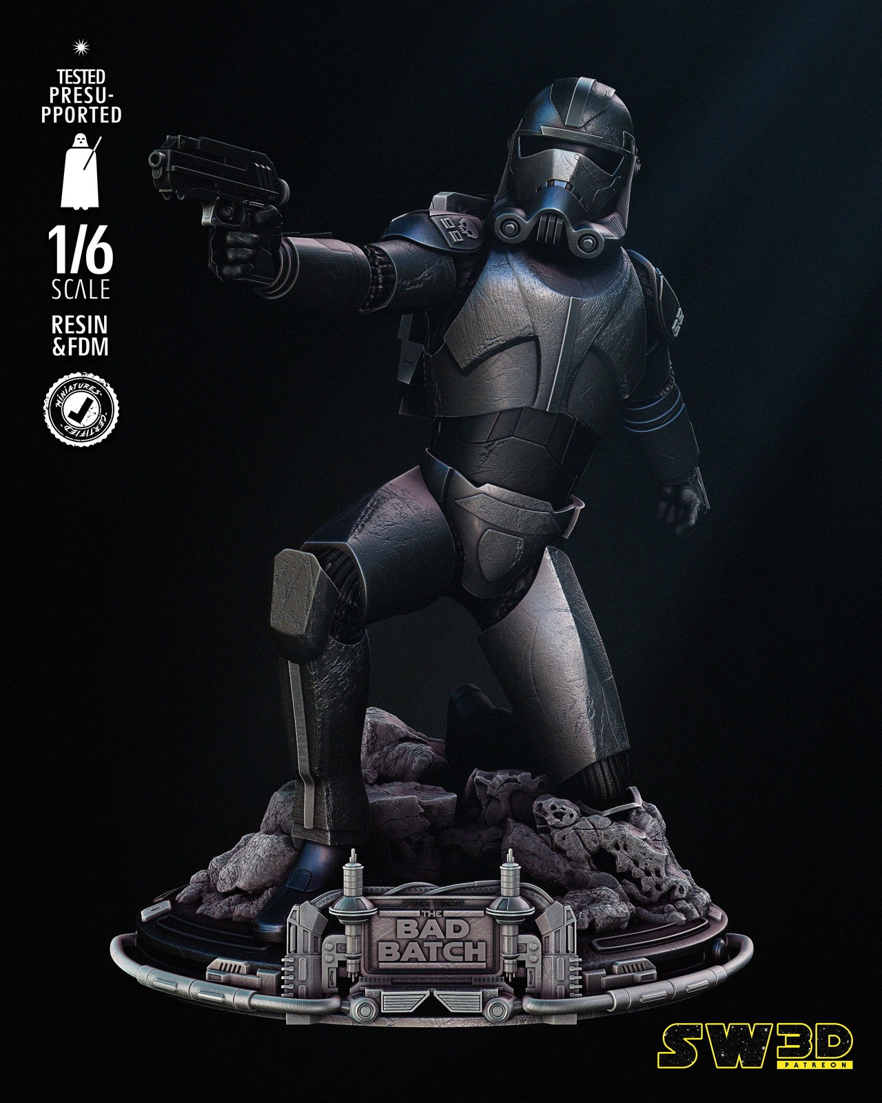 Hunter Sculpture - Star Wars