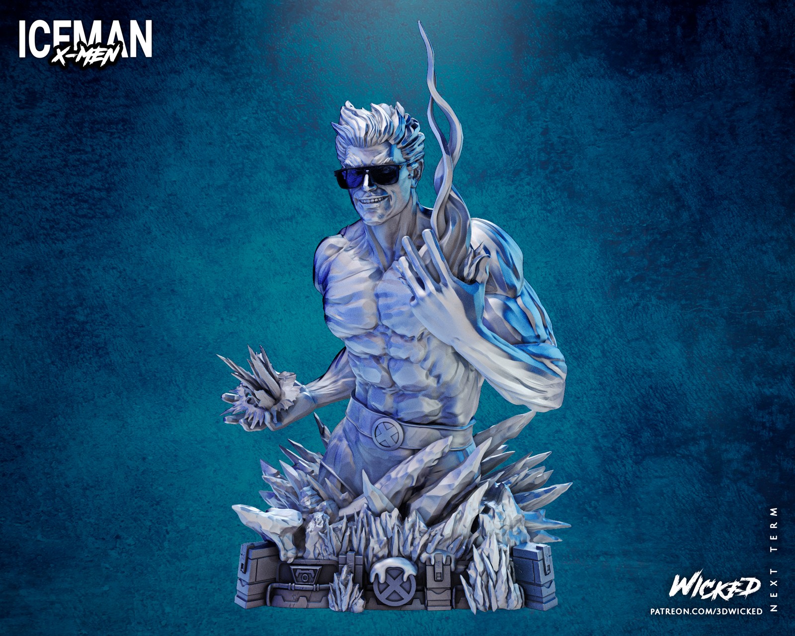 Marvel Iceman Bust - Image 2