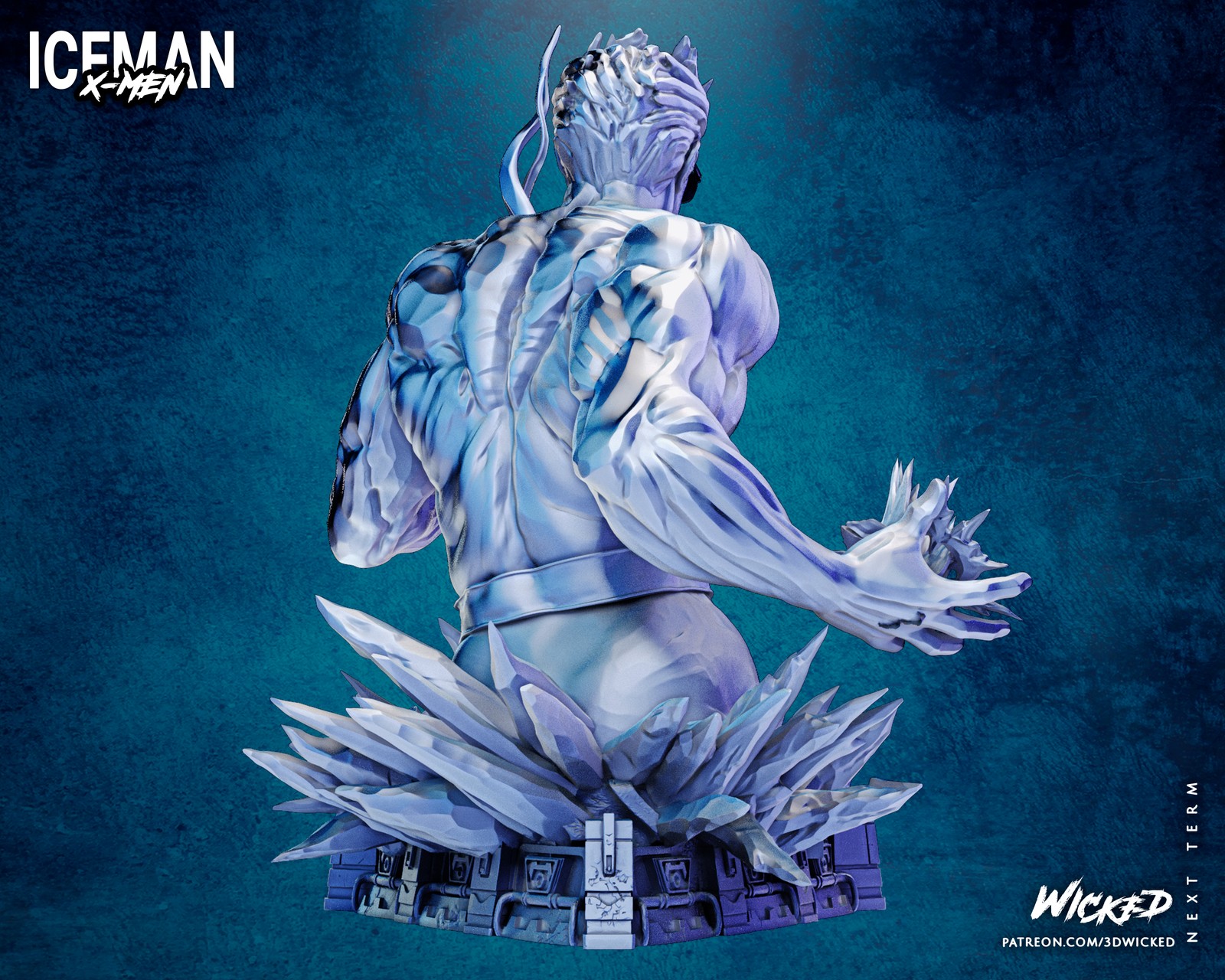 Marvel Iceman Bust - Image 3