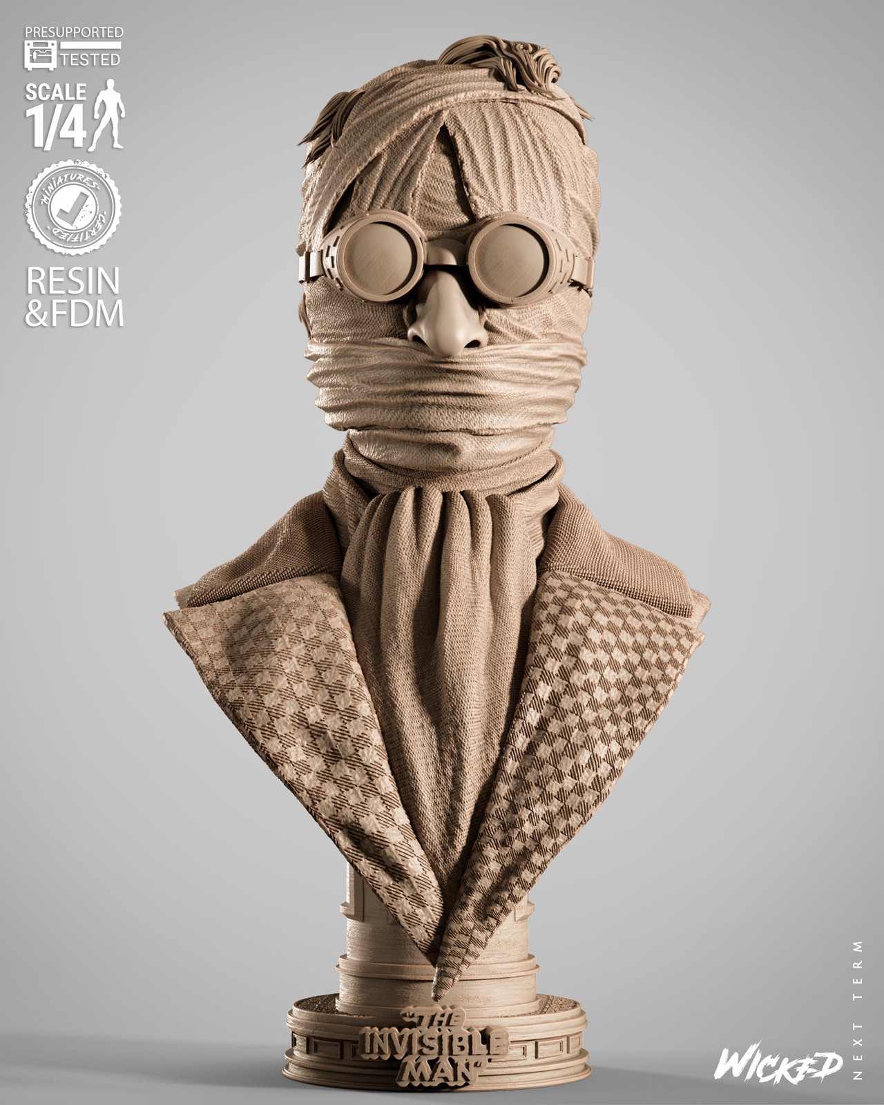 Invisible Man - Bust