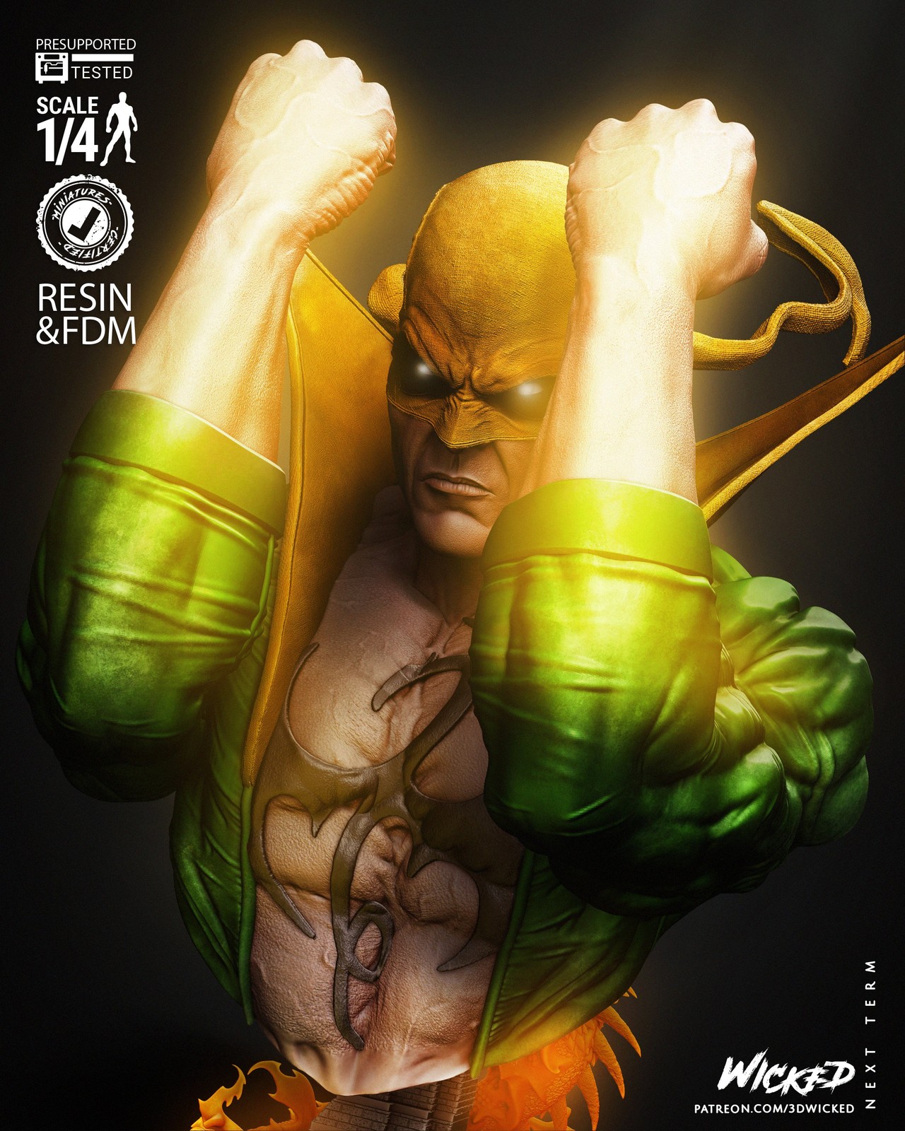 Iron Fist - Bust (Marvel) - Image 2