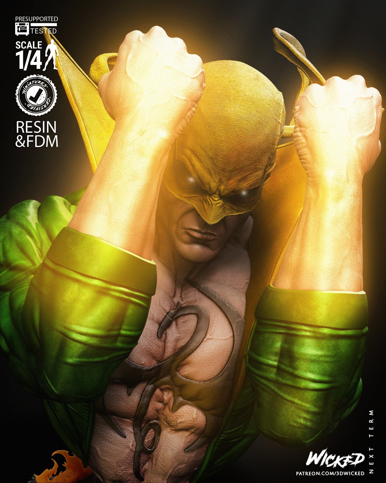Iron Fist - Bust (Marvel) - Image 4