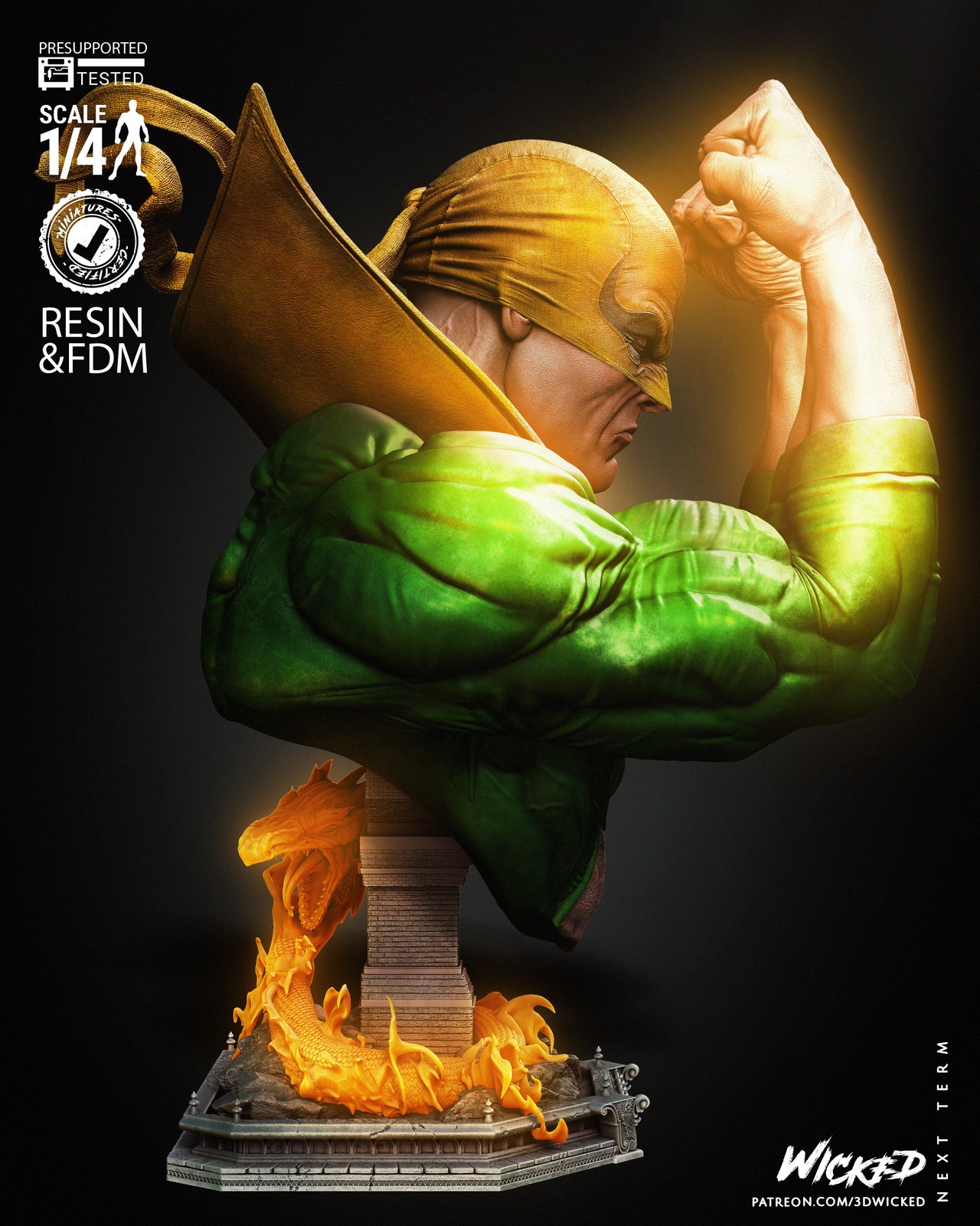 Iron Fist - Bust (Marvel) - Image 5
