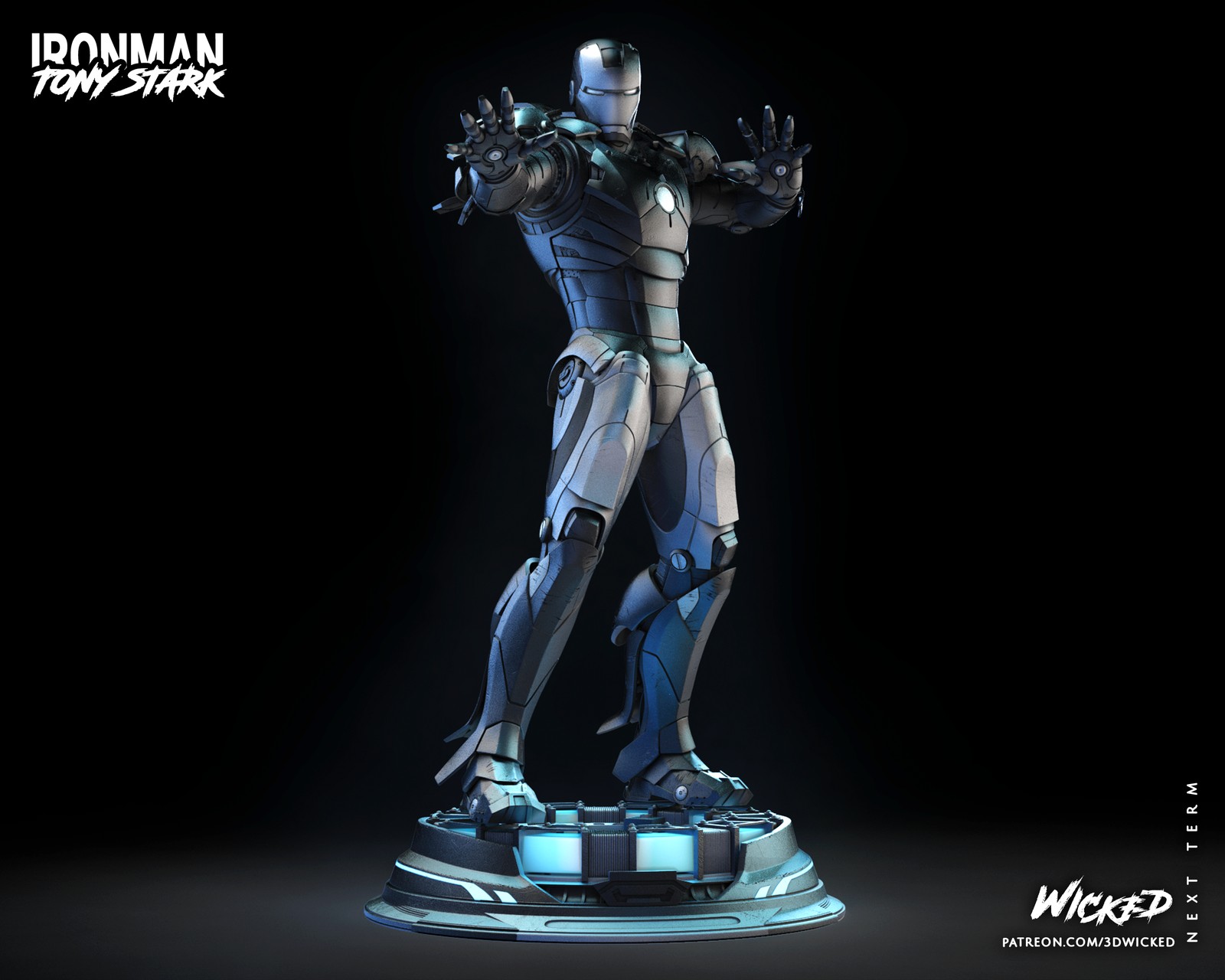 Marvel Iron Man 2023 Sculpture - Image 2