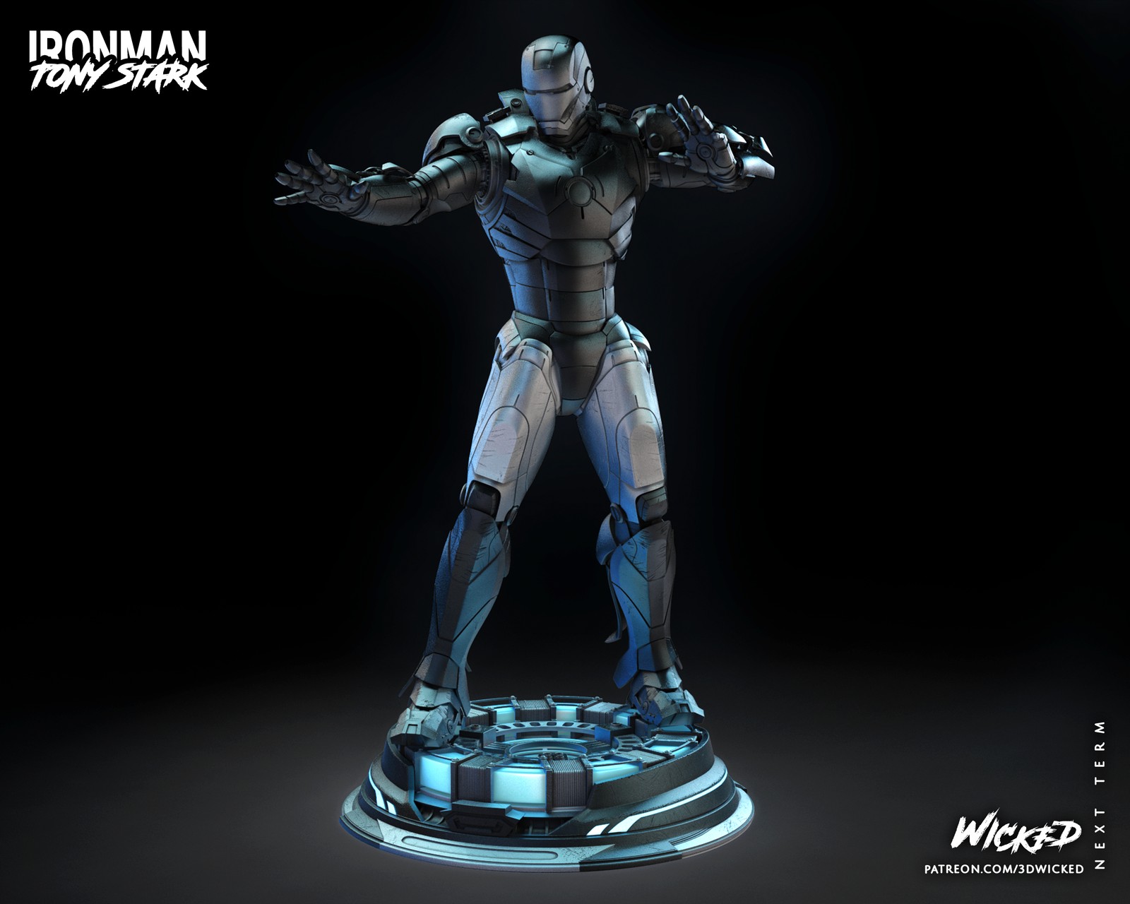 Marvel Iron Man 2023 Sculpture - Image 3
