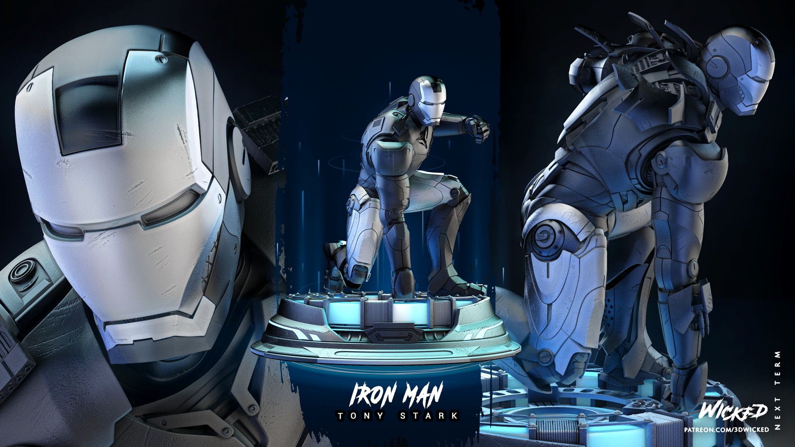 Iron Man Kneeling (Marvel)