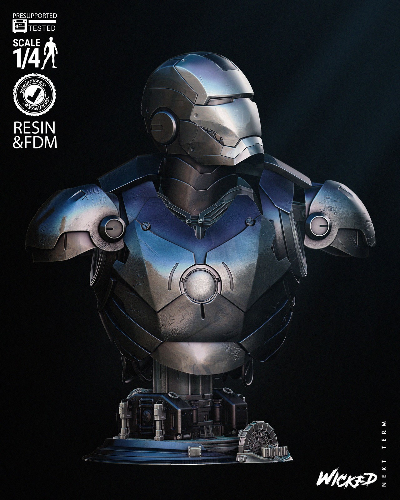 Marvel Iron Man 2024 Portrait Bust - Image 5