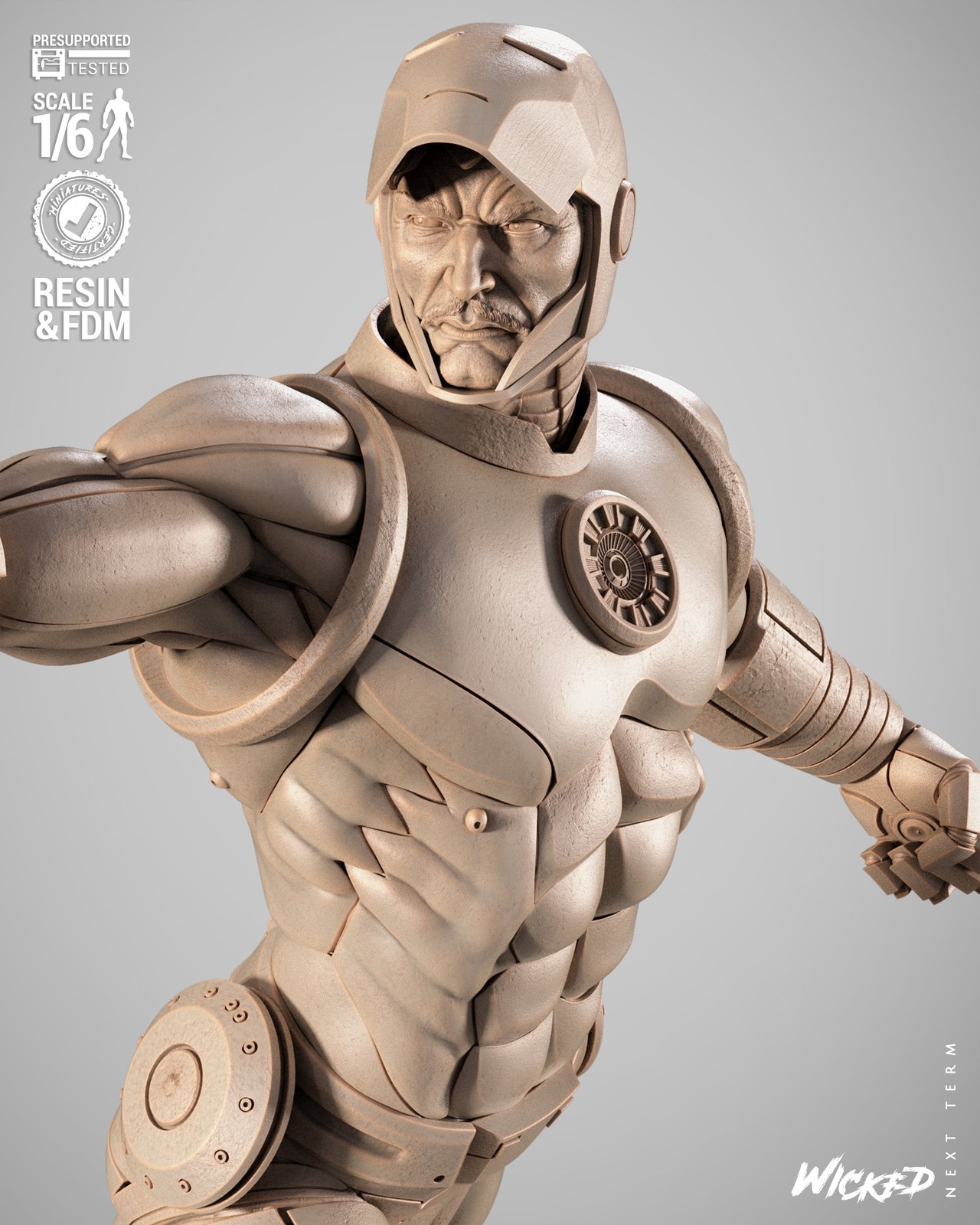 Marvel Iron Man 2025 Sculpture - Image 5