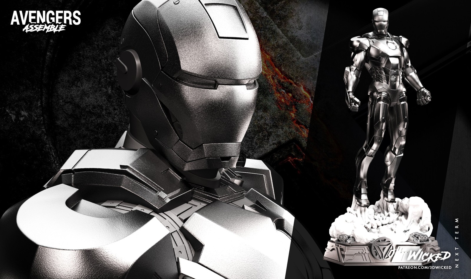 Marvel Iron Man Sculpture