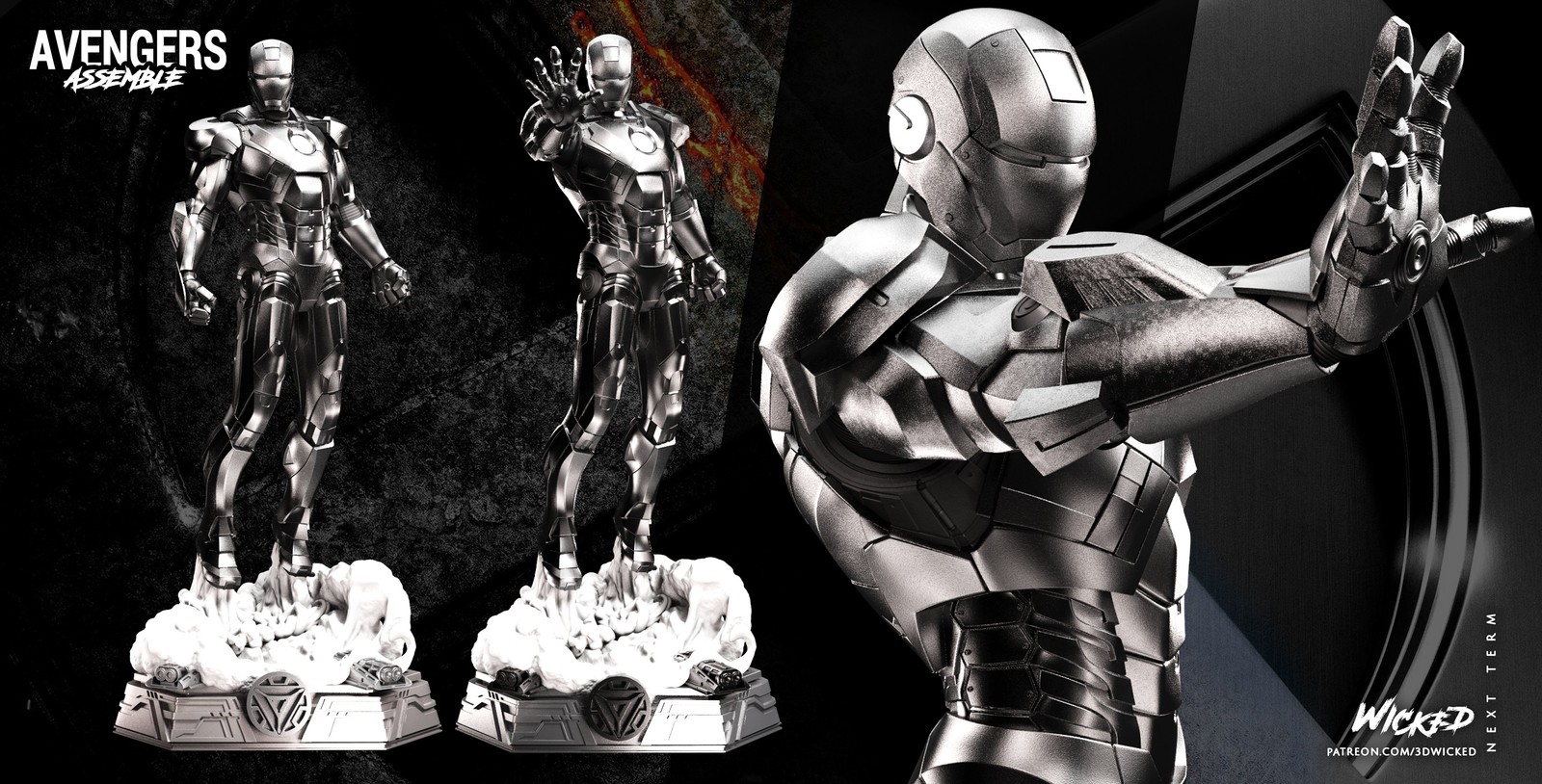 Marvel Iron Man Sculpture - Image 2