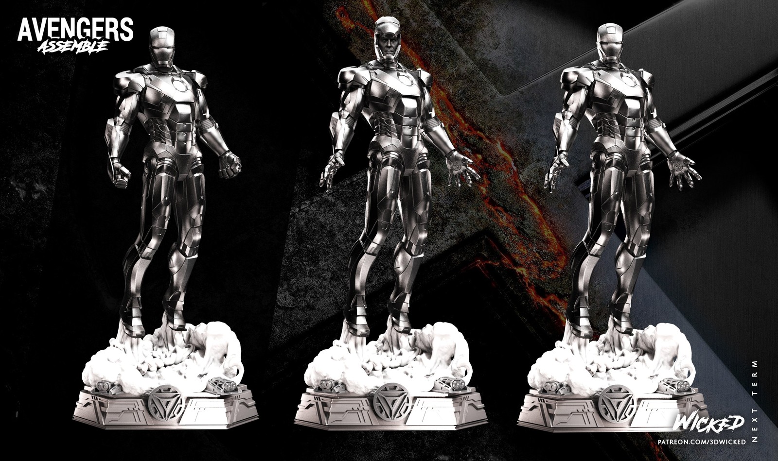 Marvel Iron Man Sculpture - Image 4